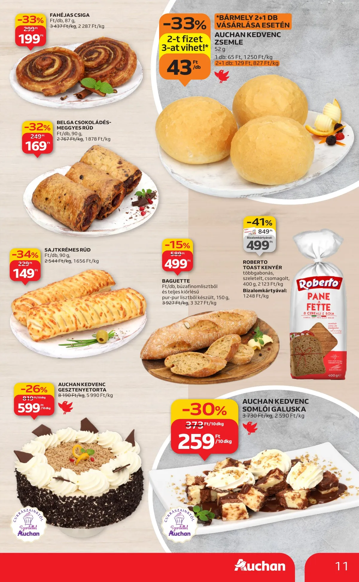 Auchan akciós újság Hipermarket 09.25–10.01 – 11. oldal