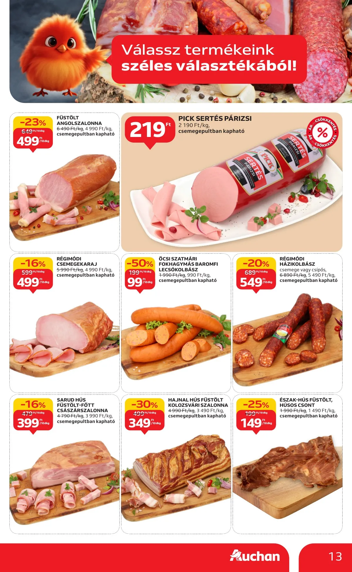 Auchan akciós újság Hipermarket 09.25–10.01 – 13. oldal