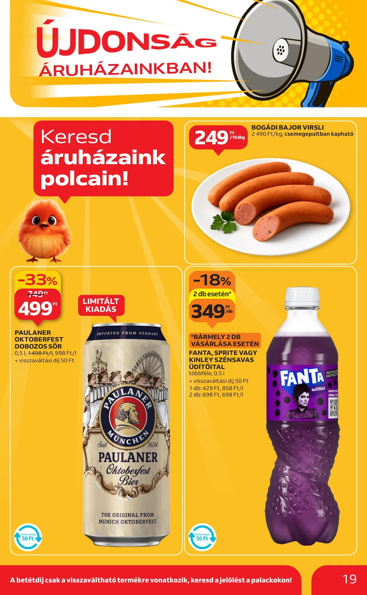 Auchan akciós újság Hipermarket 09.25–10.01 – 19. oldal