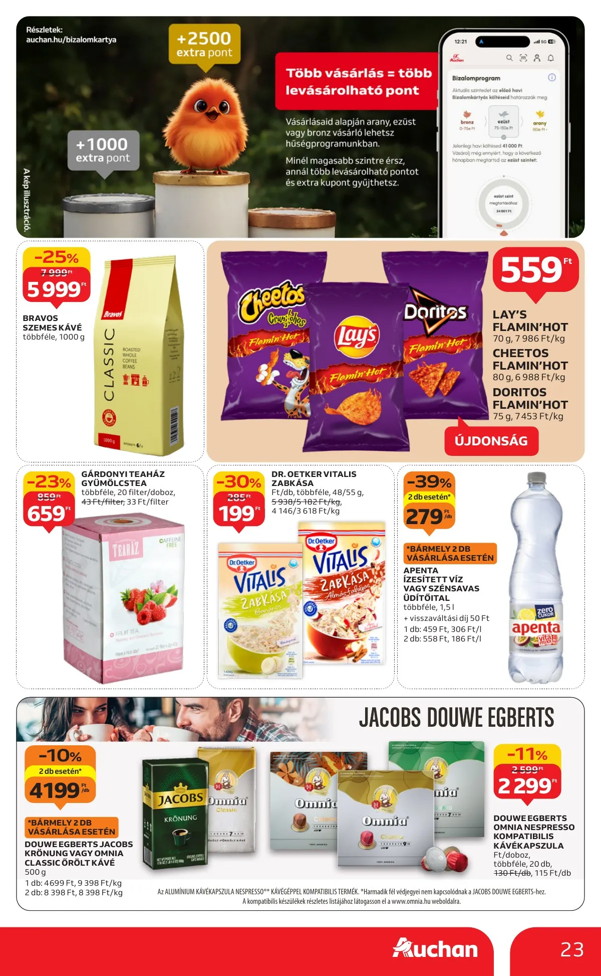 Auchan akciós újság Hipermarket 09.25–10.01 – 23. oldal
