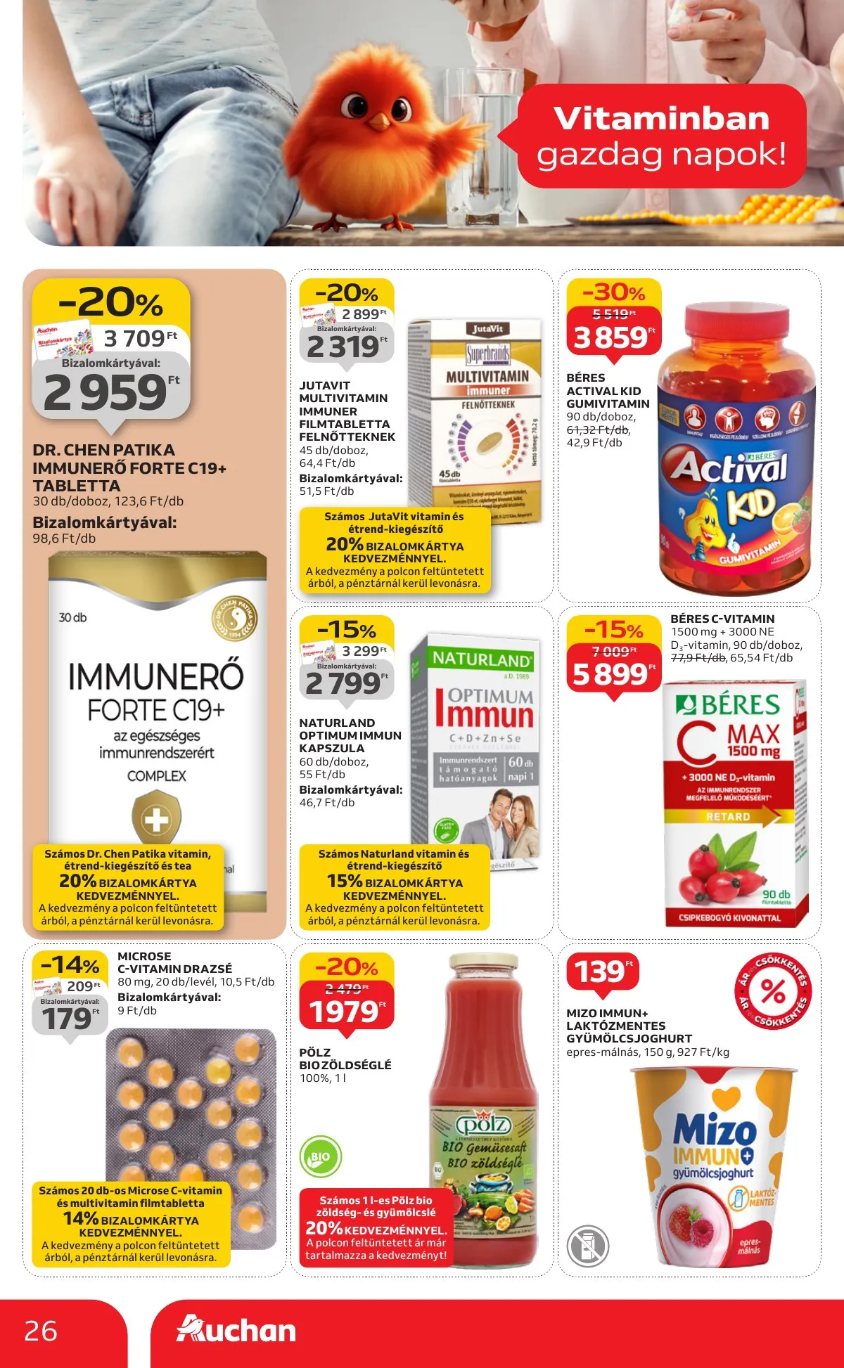 Auchan akciós újság Hipermarket 09.25–10.01 – 26. oldal
