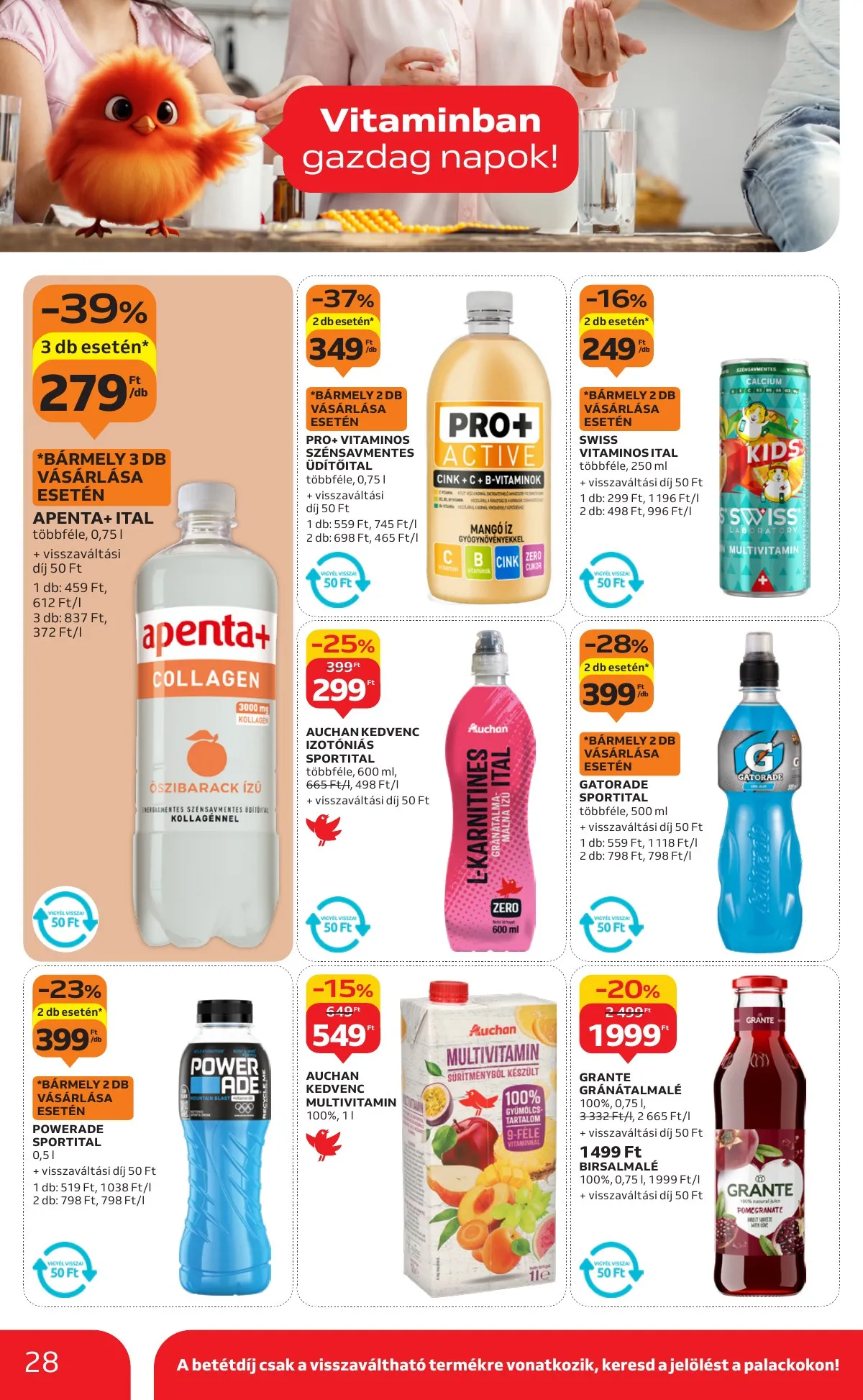 Auchan akciós újság Hipermarket 09.25–10.01 – 28. oldal