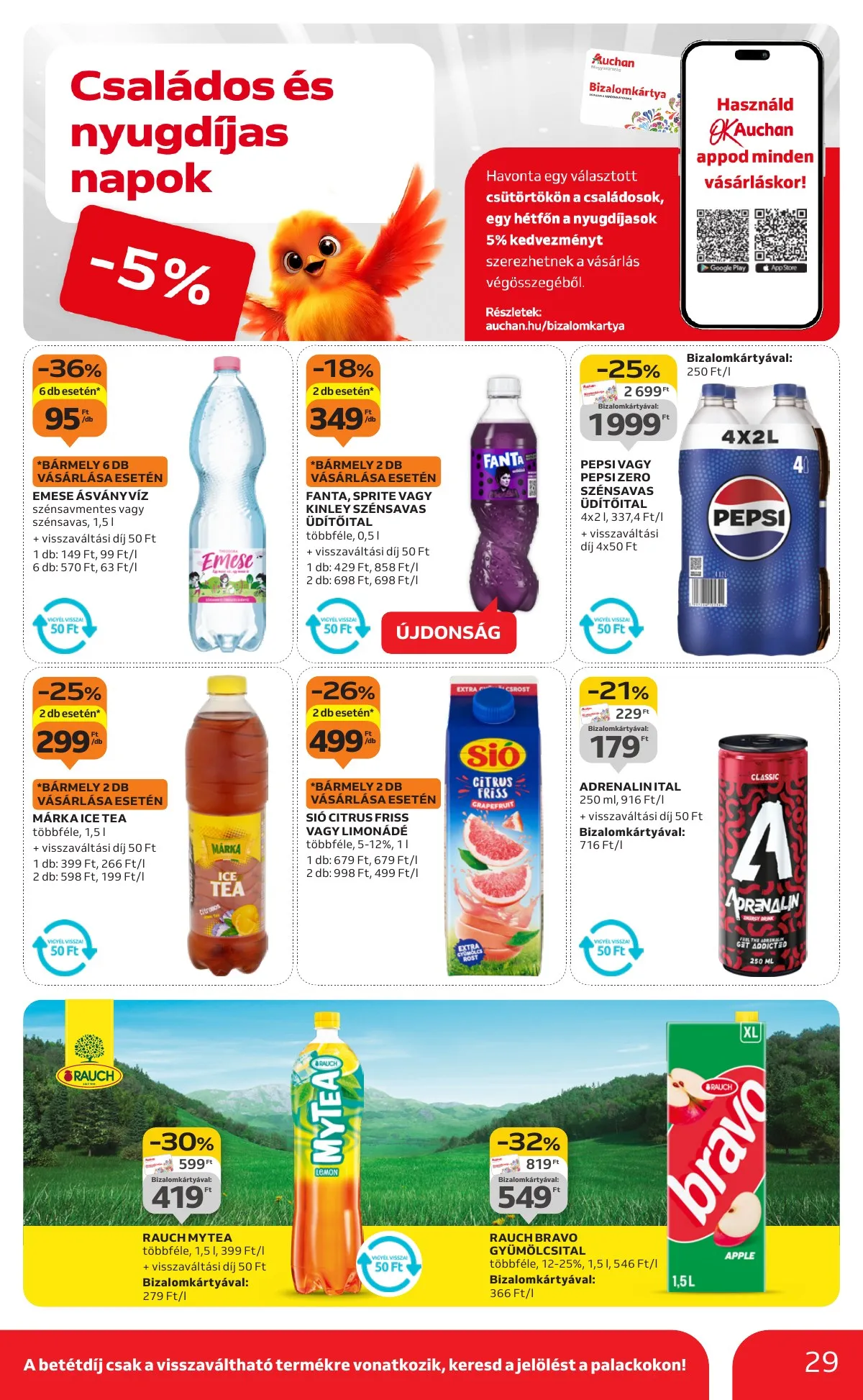 Auchan akciós újság Hipermarket 09.25–10.01 – 29. oldal