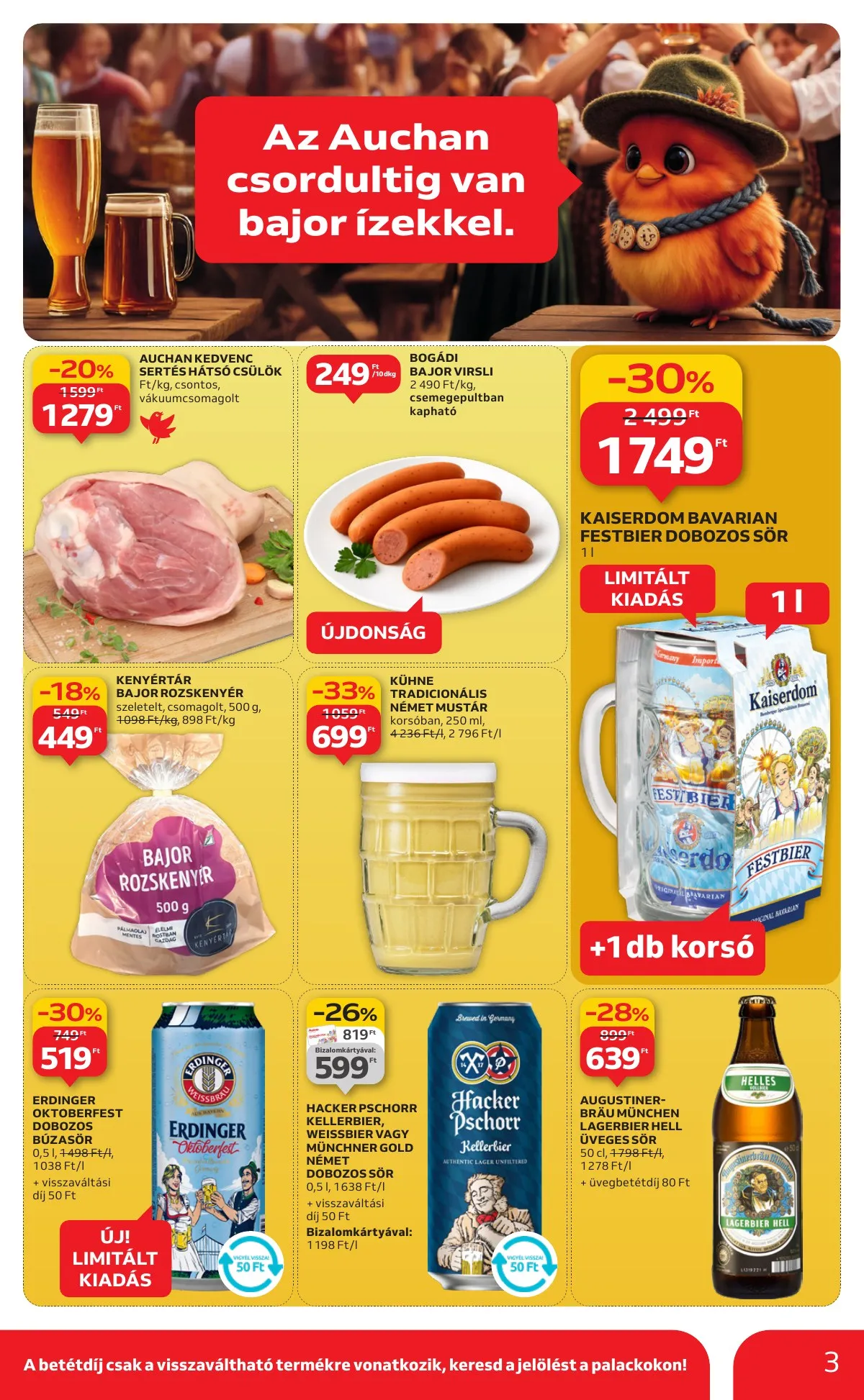 Auchan akciós újság Hipermarket 09.25–10.01 – 3. oldal