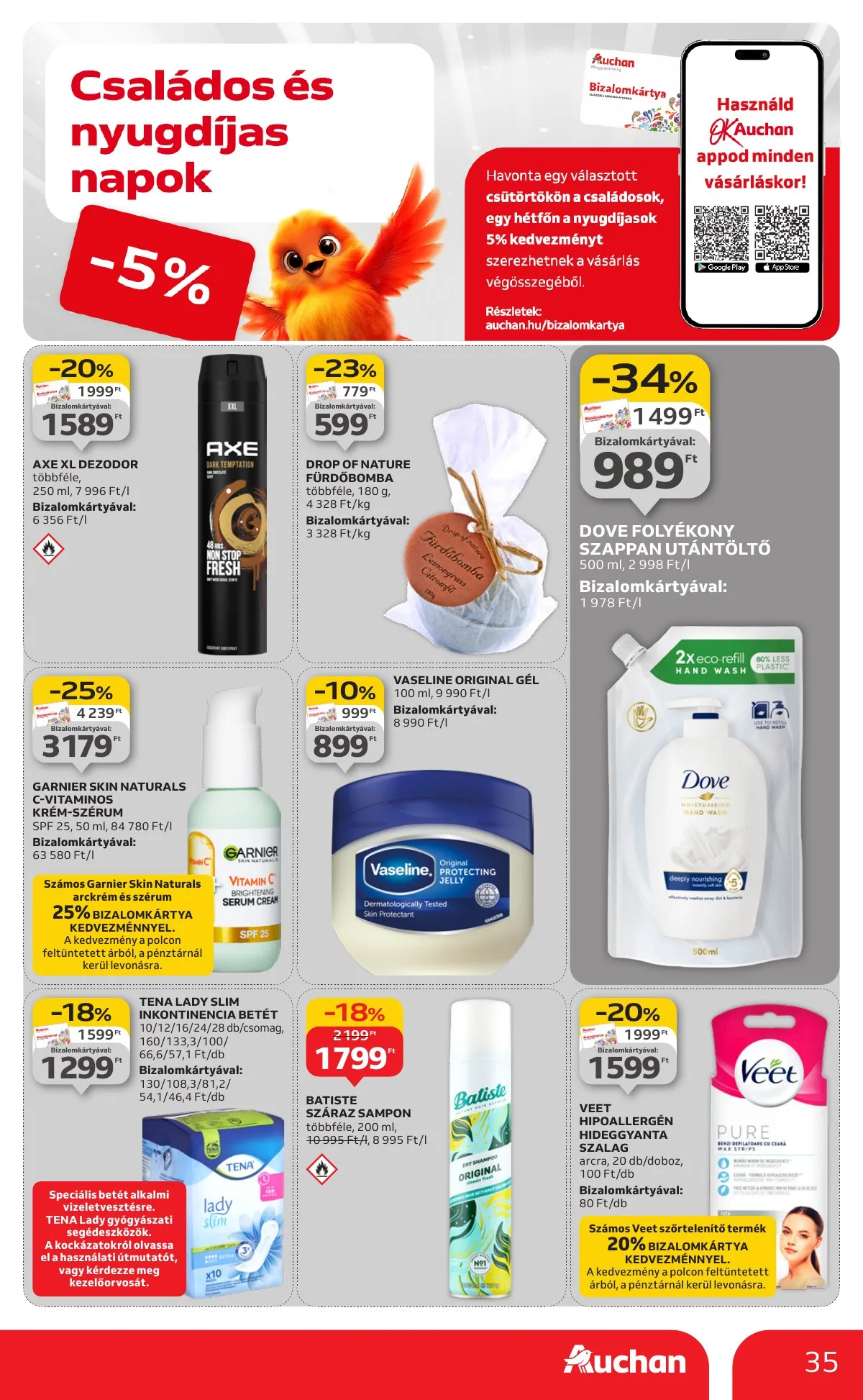Auchan akciós újság Hipermarket 09.25–10.01 – 35. oldal