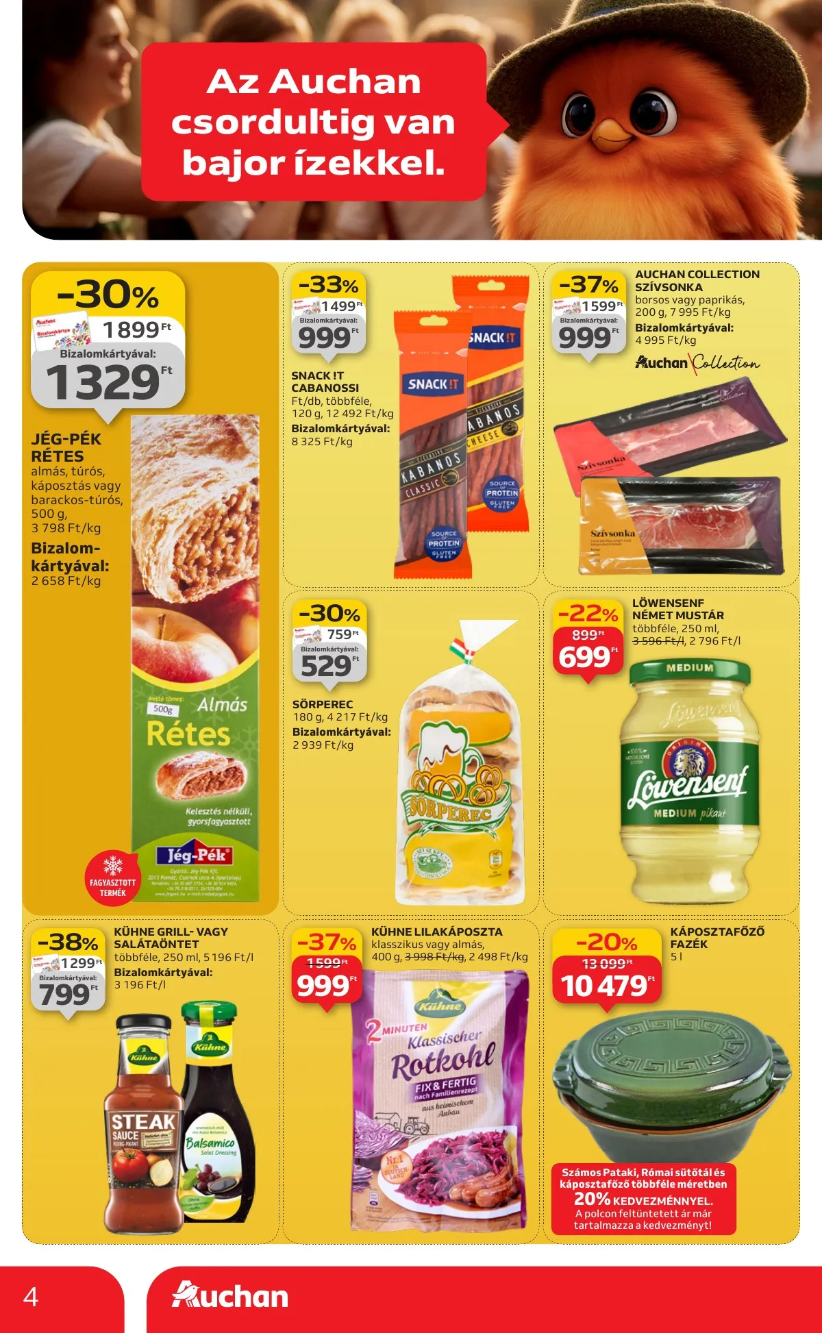 Auchan akciós újság Hipermarket 09.25–10.01 – 4. oldal