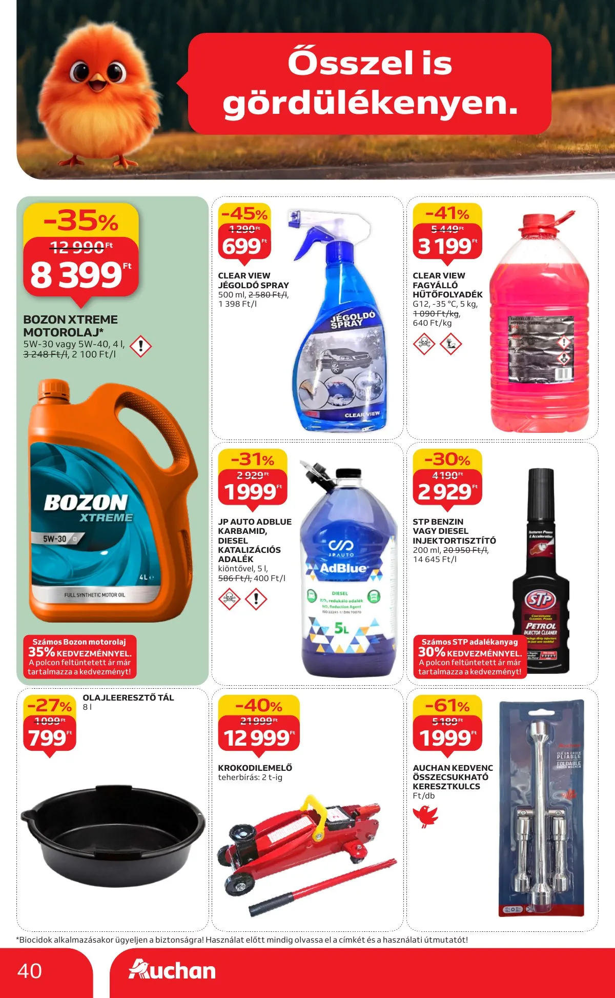 Auchan akciós újság Hipermarket 09.25–10.01 – 40. oldal