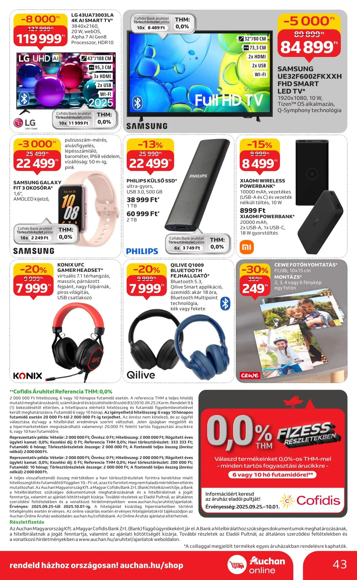 Auchan akciós újság Hipermarket 09.25–10.01 – 43. oldal