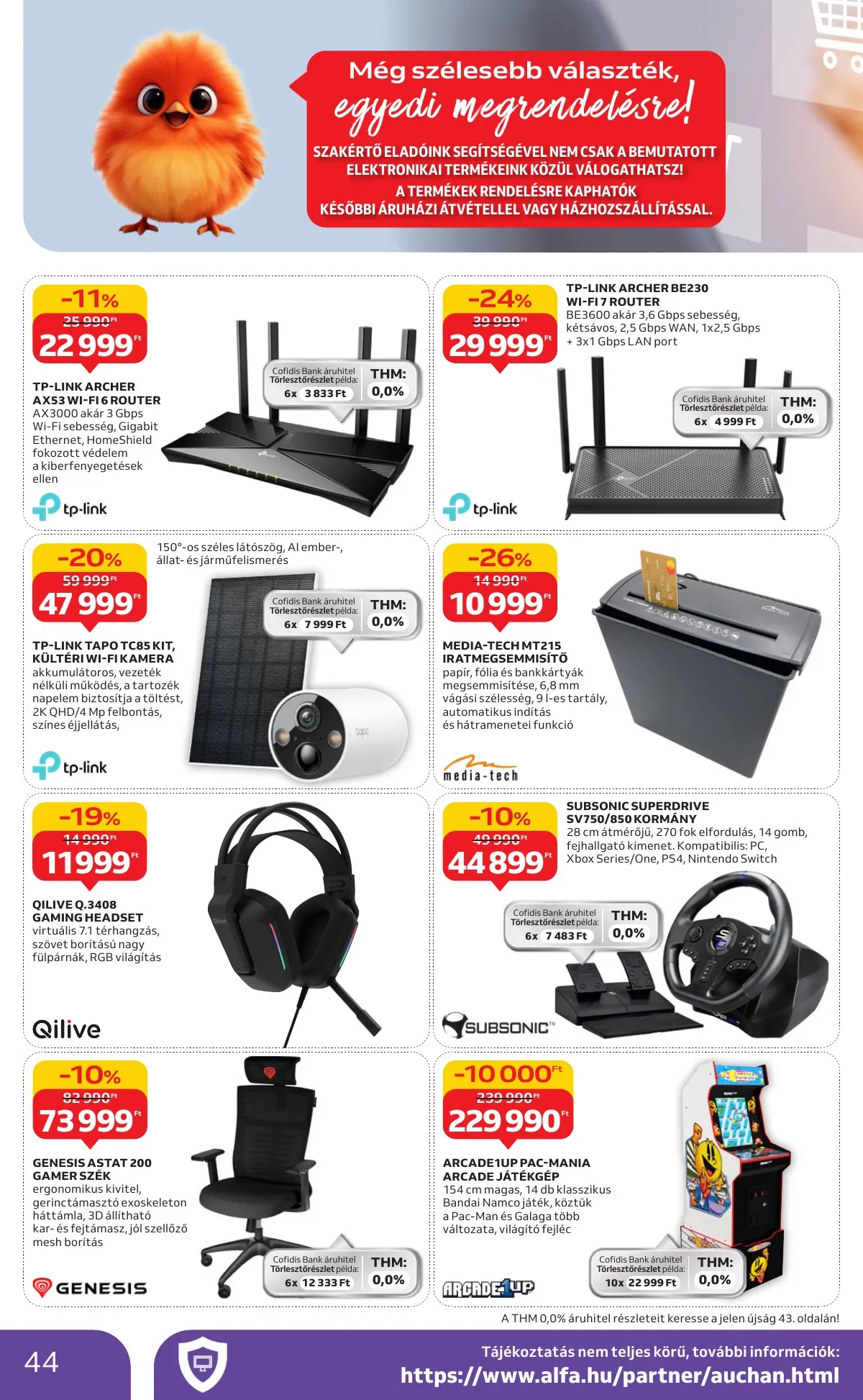 Auchan akciós újság Hipermarket 09.25–10.01 – 44. oldal