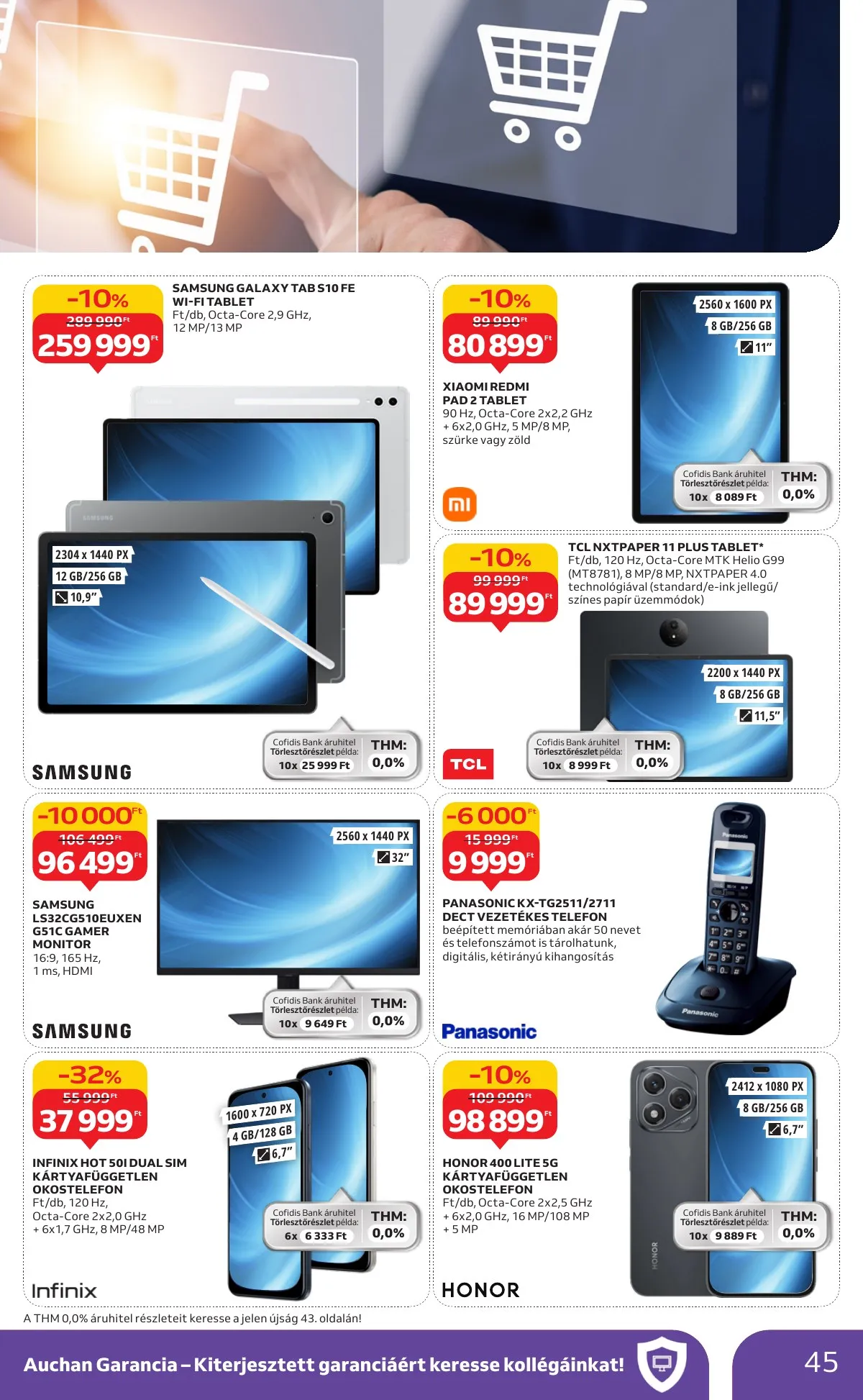 Auchan akciós újság Hipermarket 09.25–10.01 – 45. oldal