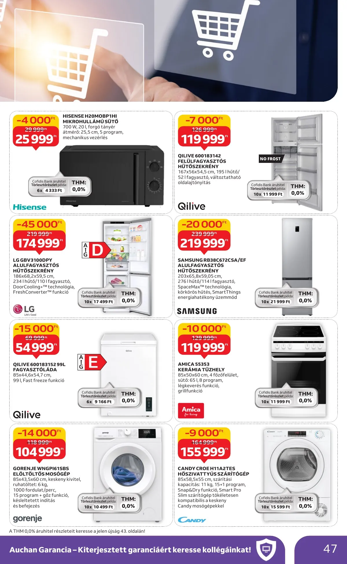 Auchan akciós újság Hipermarket 09.25–10.01 – 47. oldal