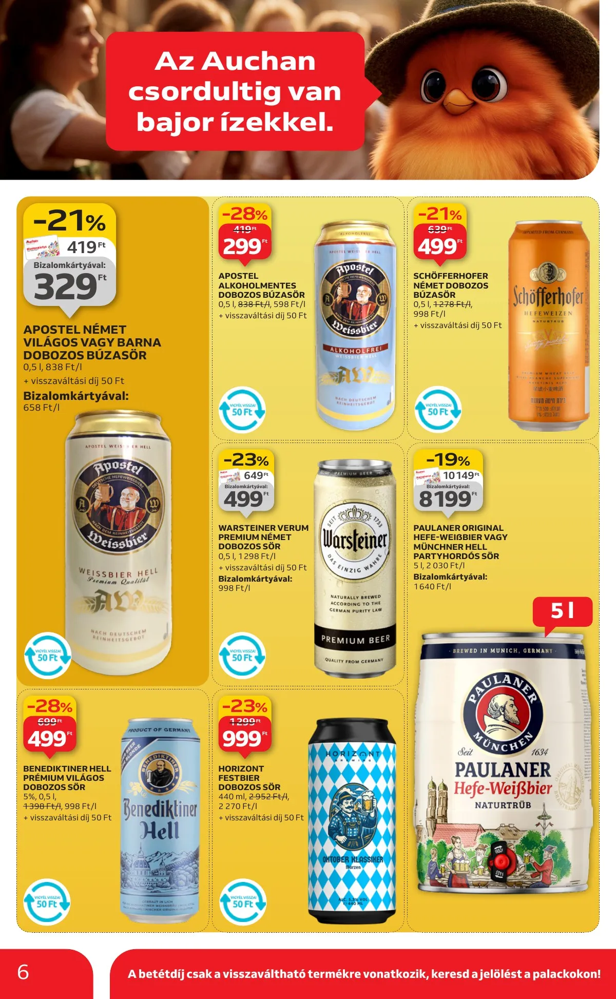 Auchan akciós újság Hipermarket 09.25–10.01 – 6. oldal