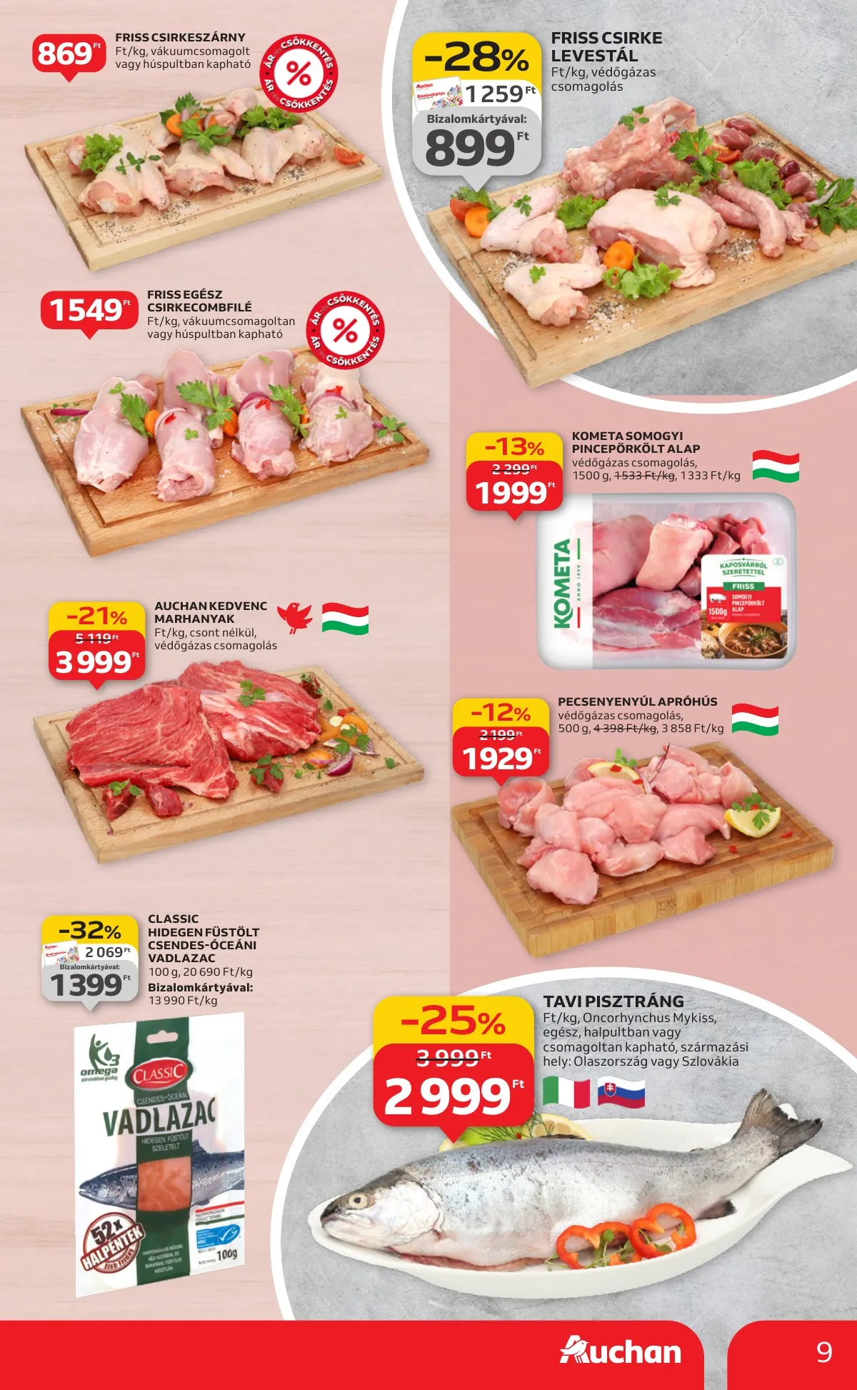 Auchan akciós újság Hipermarket 09.25–10.01 – 9. oldal