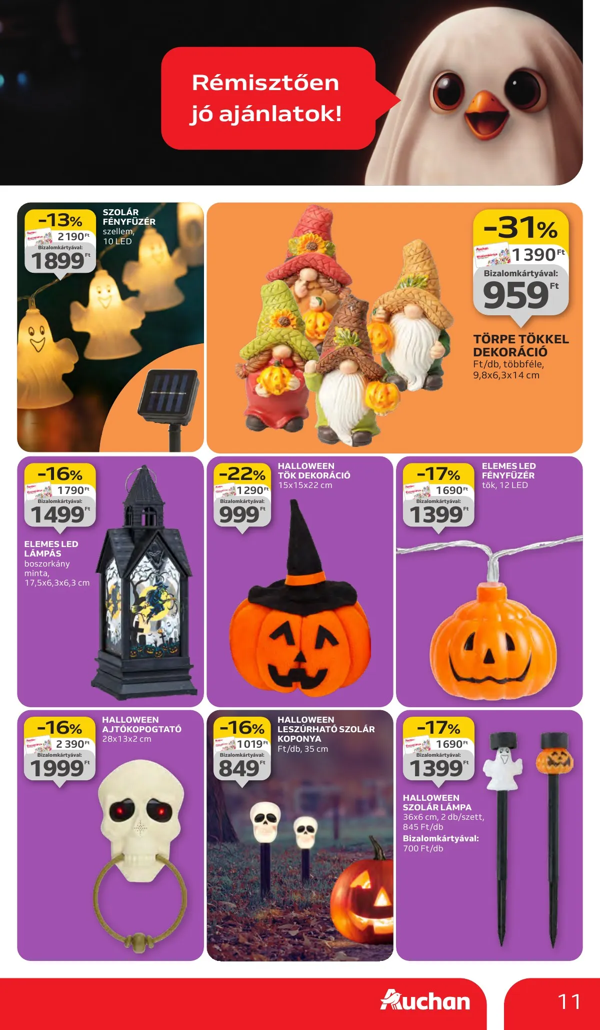 Auchan akciós újság Hipermarket 10.02–10.09 – 11. oldal
