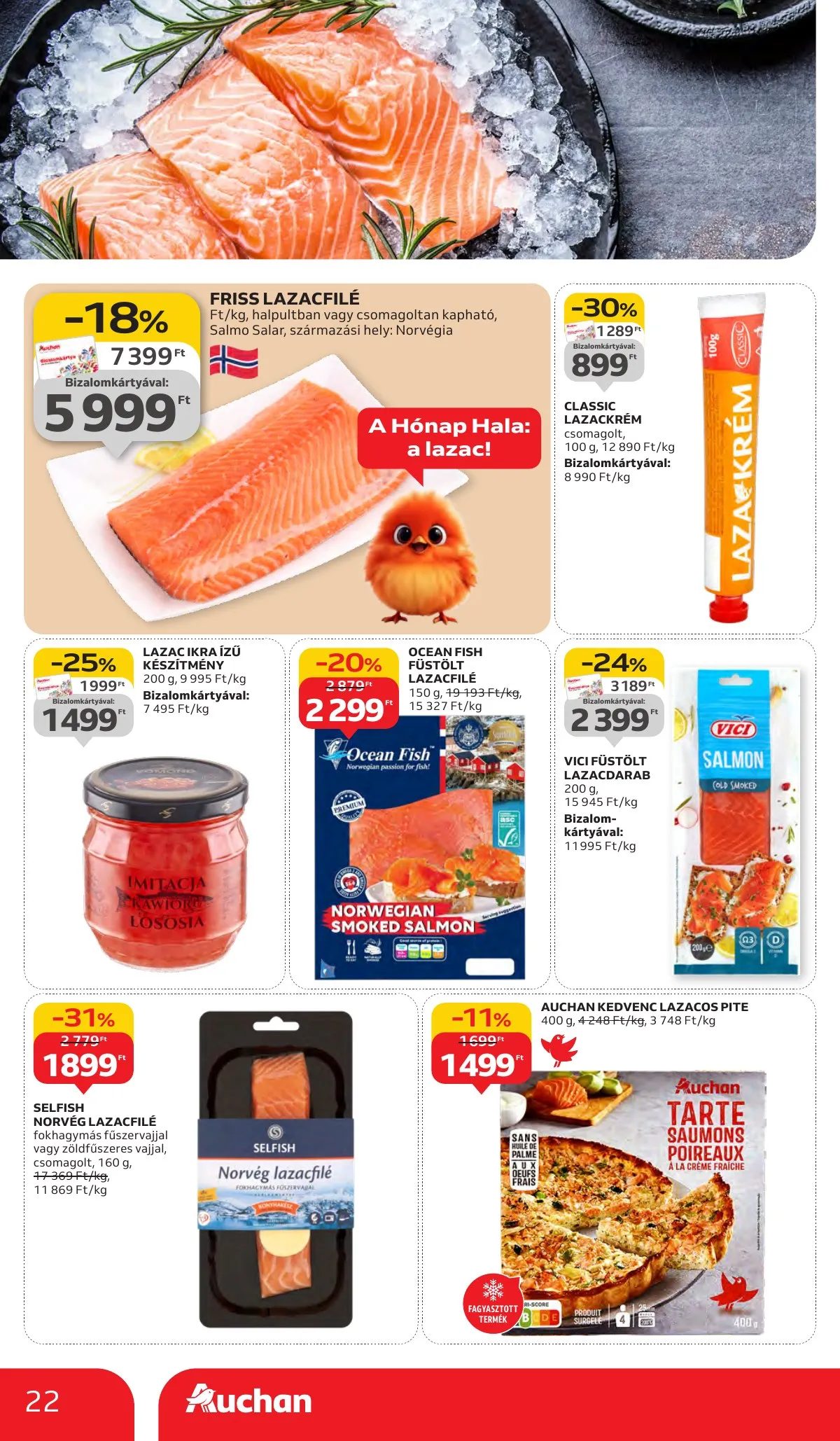 Auchan akciós újság Hipermarket 10.02–10.09 – 22. oldal