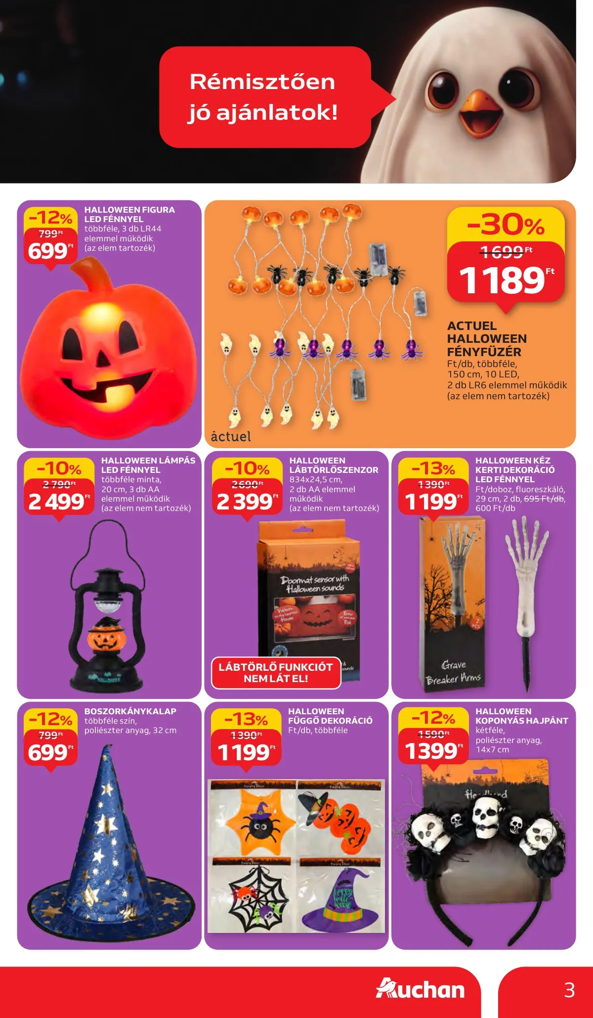 Auchan akciós újság Hipermarket 10.02–10.09 – 3. oldal
