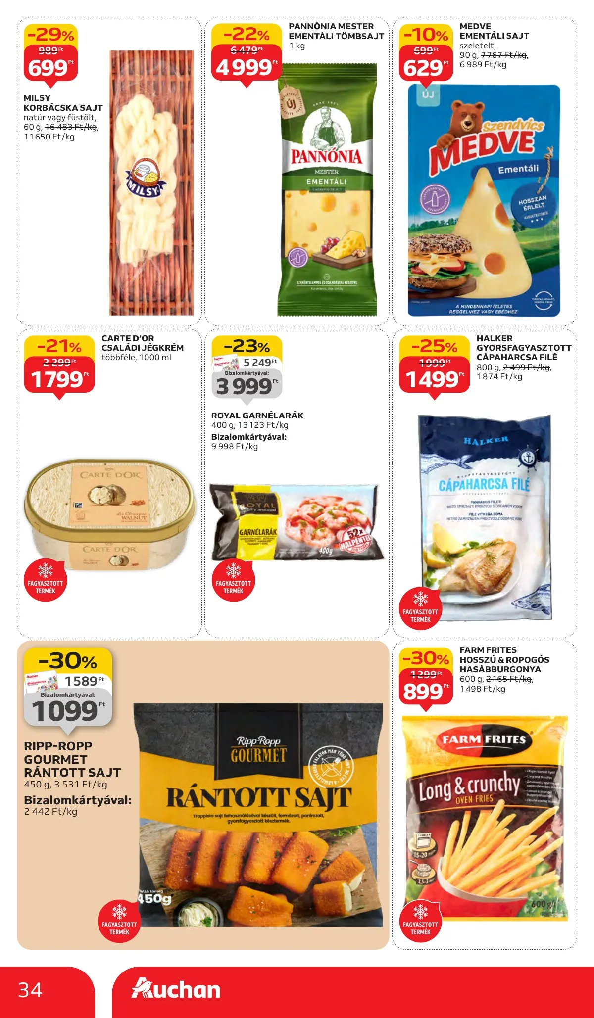 Auchan akciós újság Hipermarket 10.02–10.09 – 34. oldal