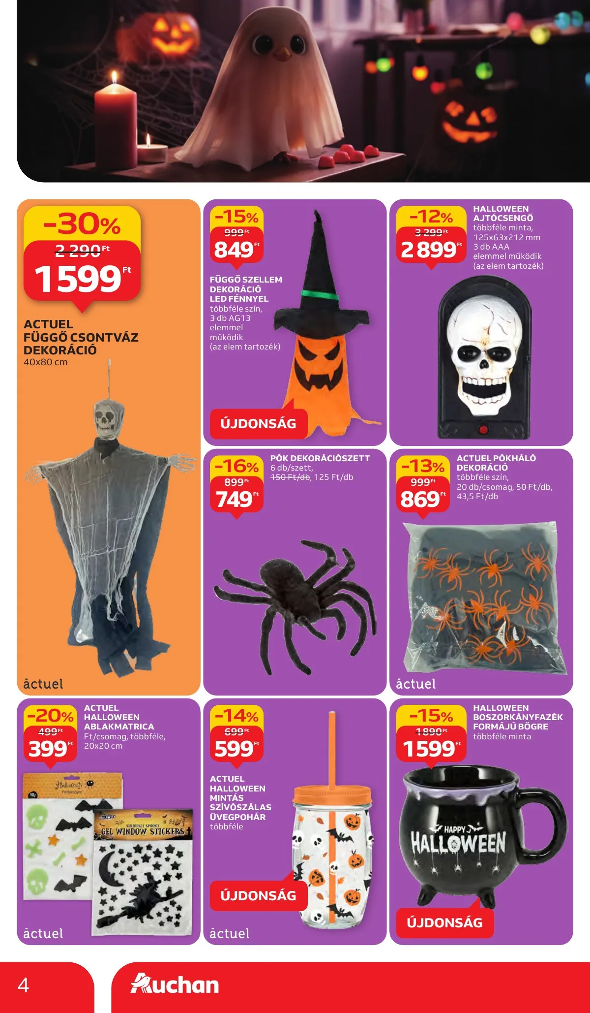 Auchan akciós újság Hipermarket 10.02–10.09 – 4. oldal