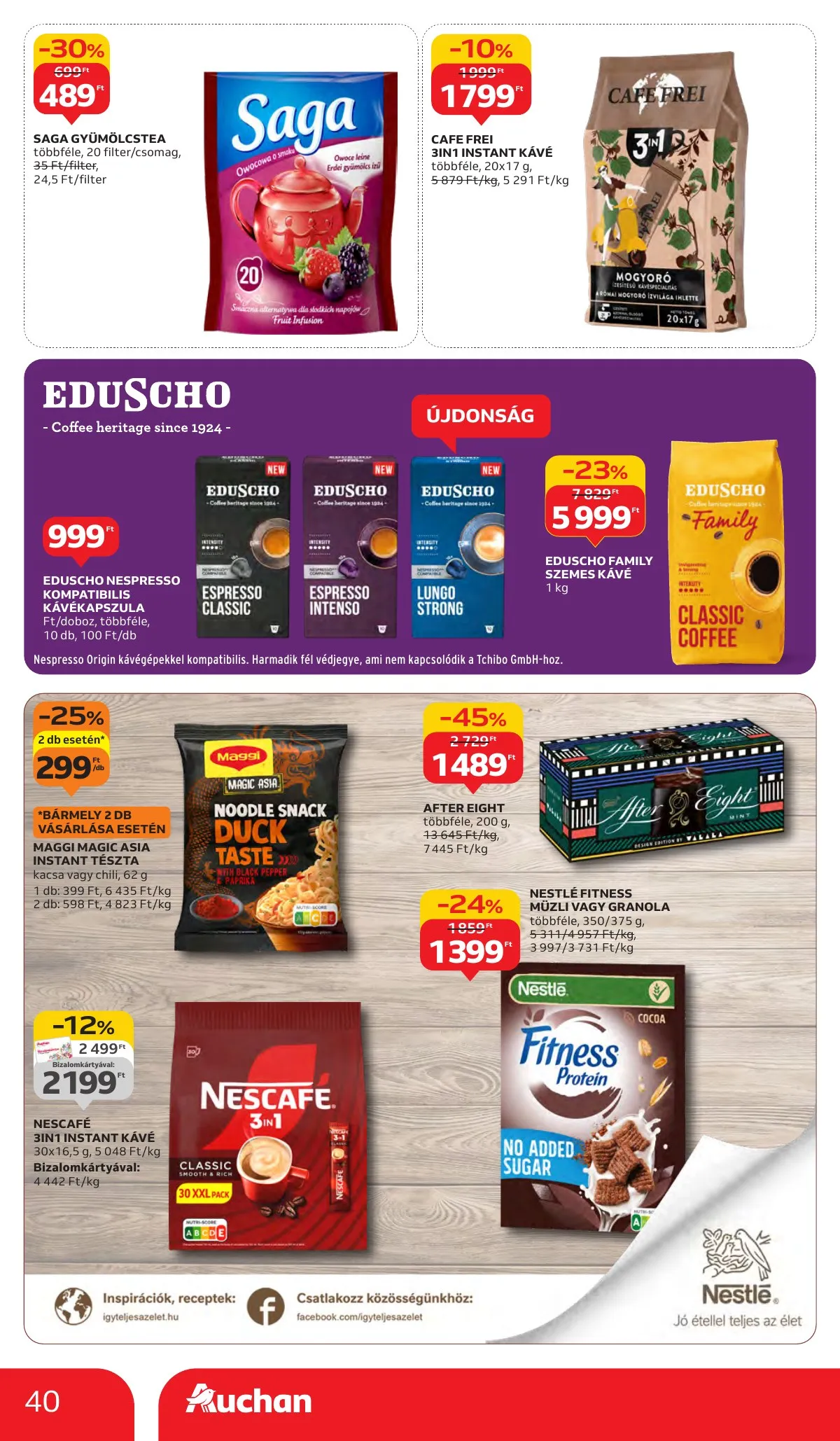 Auchan akciós újság Hipermarket 10.02–10.09 – 40. oldal