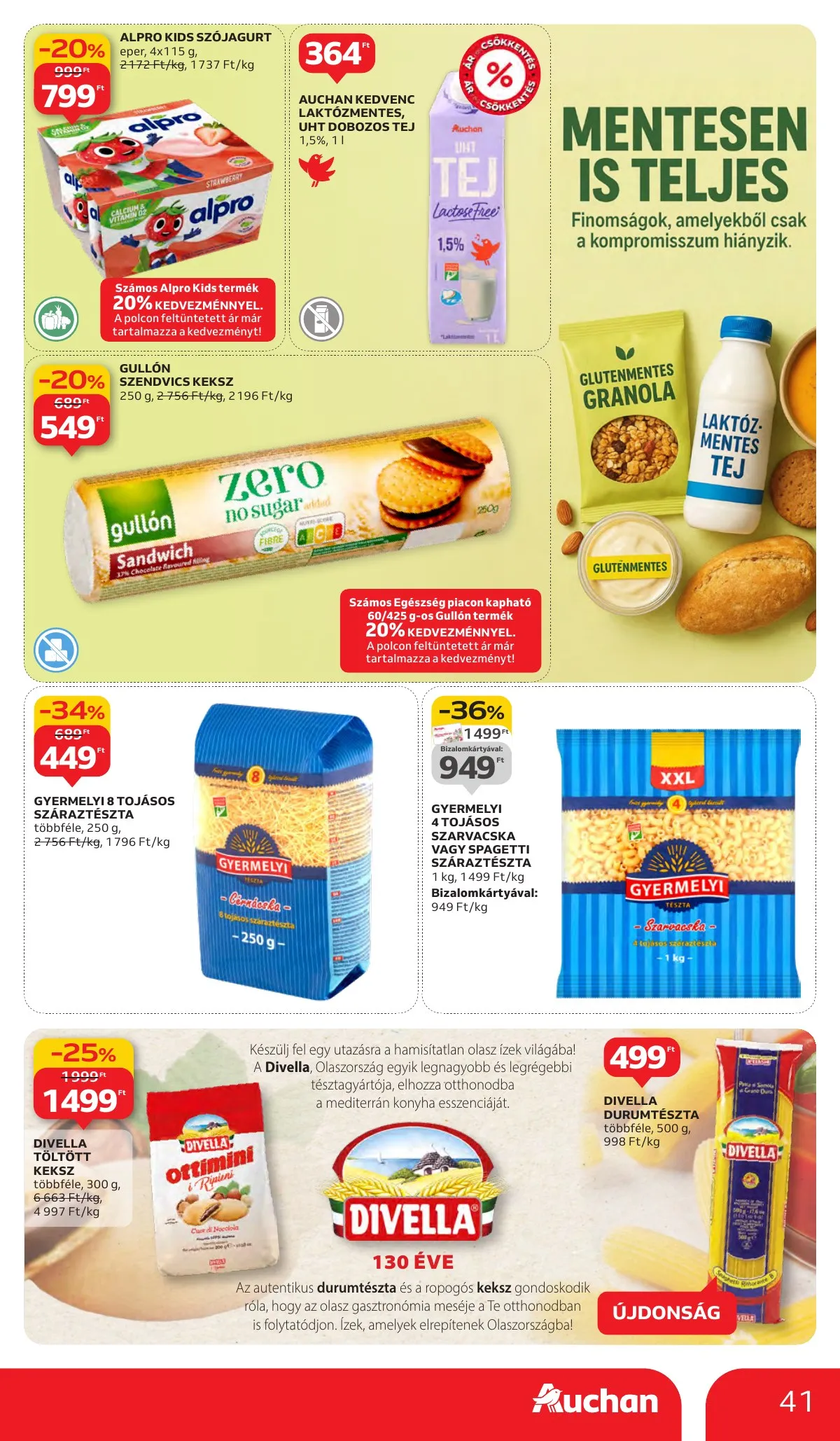Auchan akciós újság Hipermarket 10.02–10.09 – 41. oldal