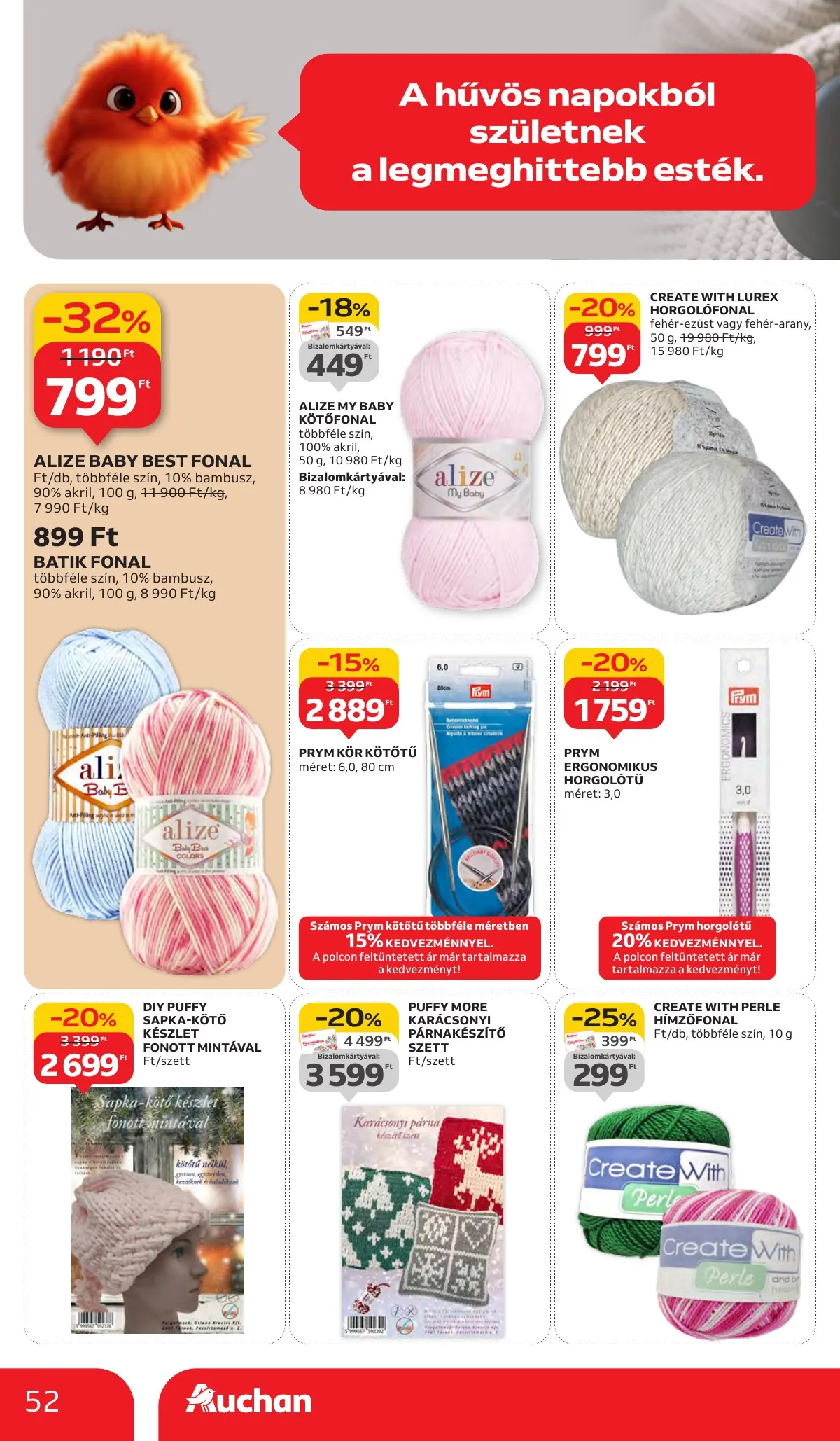 Auchan akciós újság Hipermarket 10.02–10.09 – 52. oldal