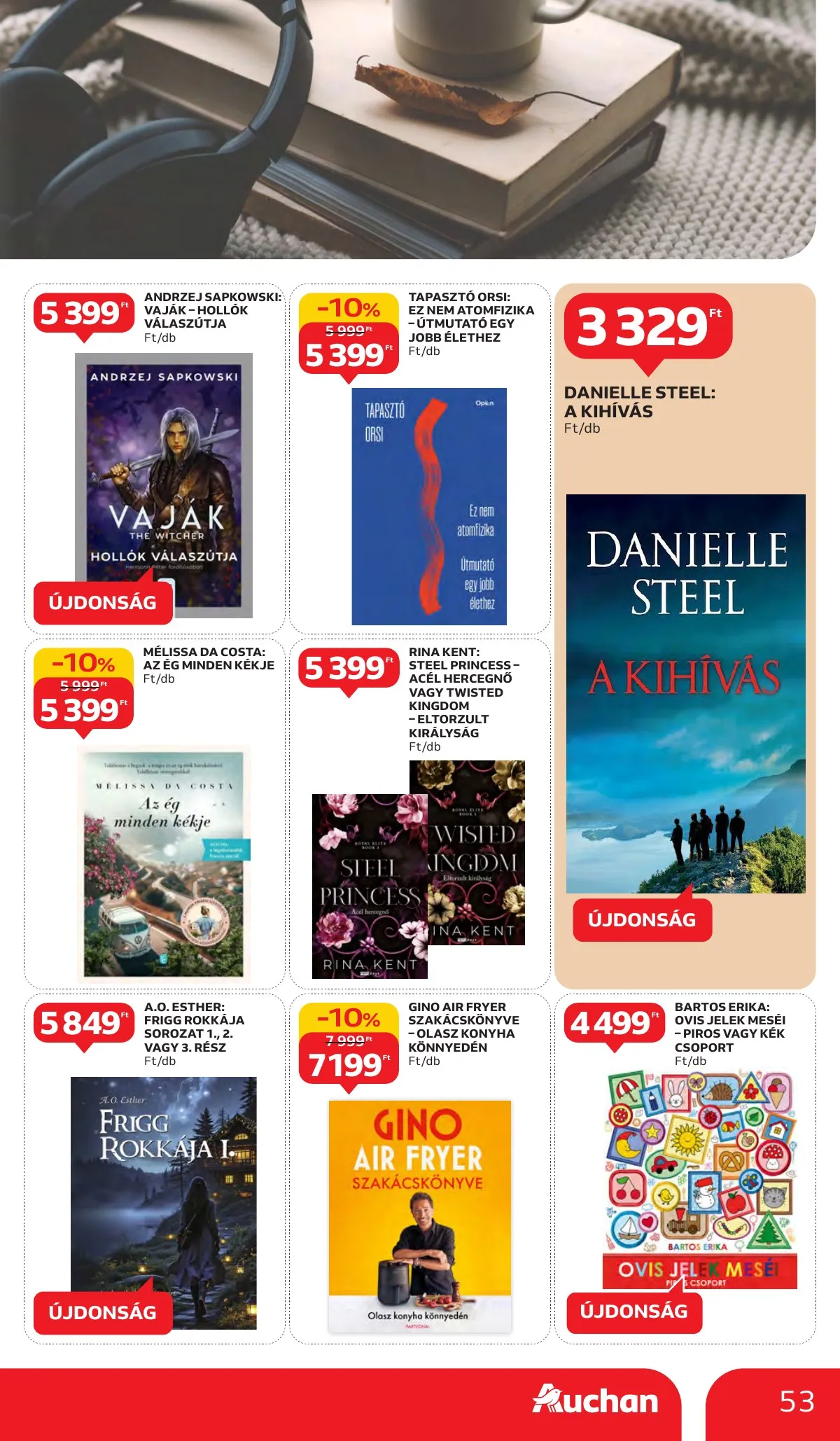 Auchan akciós újság Hipermarket 10.02–10.09 – 53. oldal