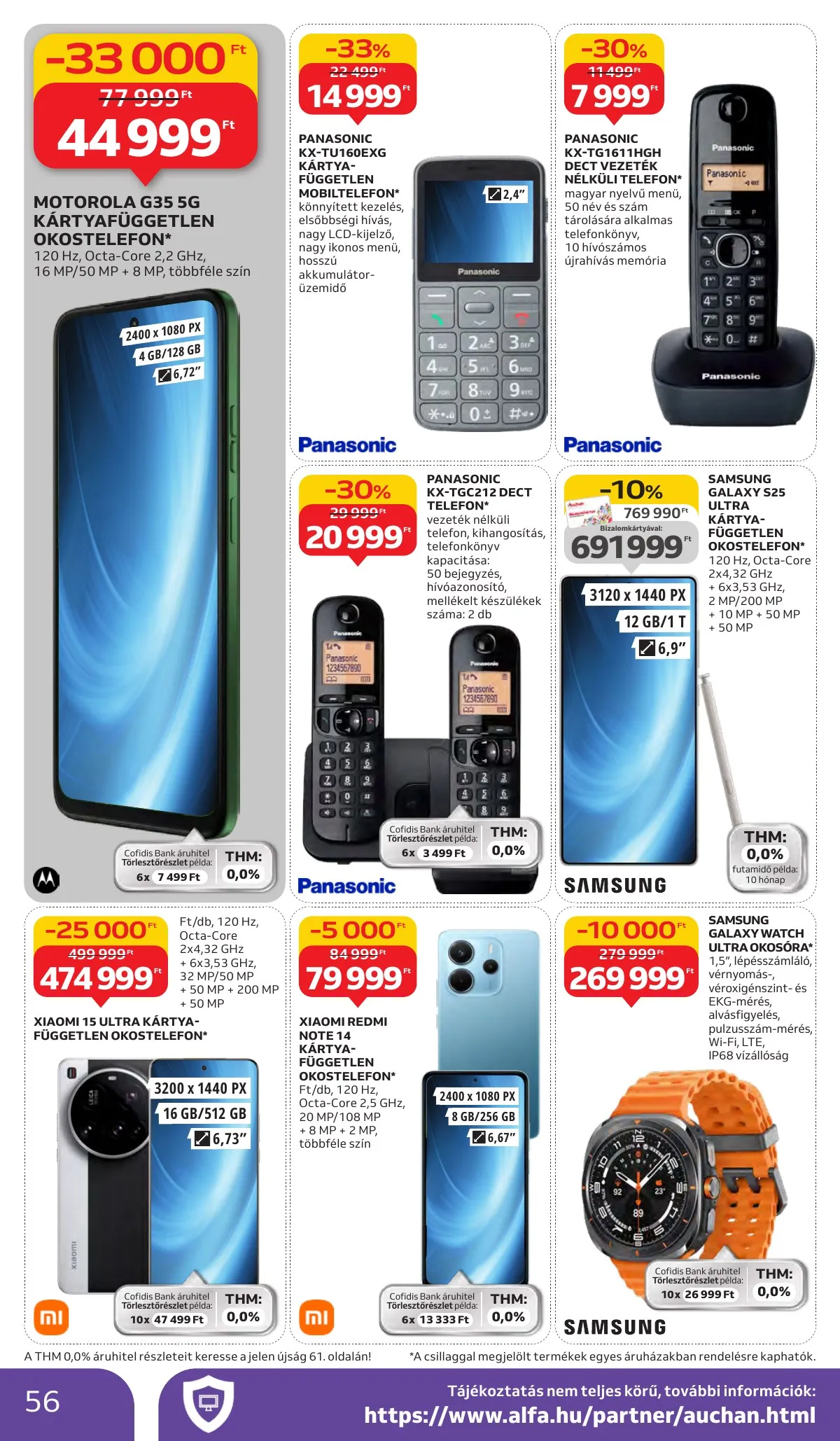 Auchan akciós újság Hipermarket 10.02–10.09 – 56. oldal