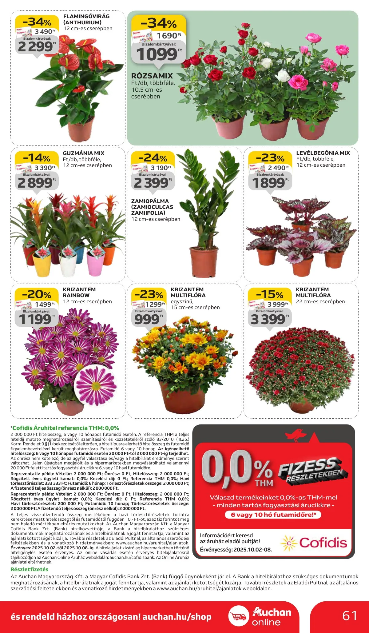 Auchan akciós újság Hipermarket 10.02–10.09 – 61. oldal