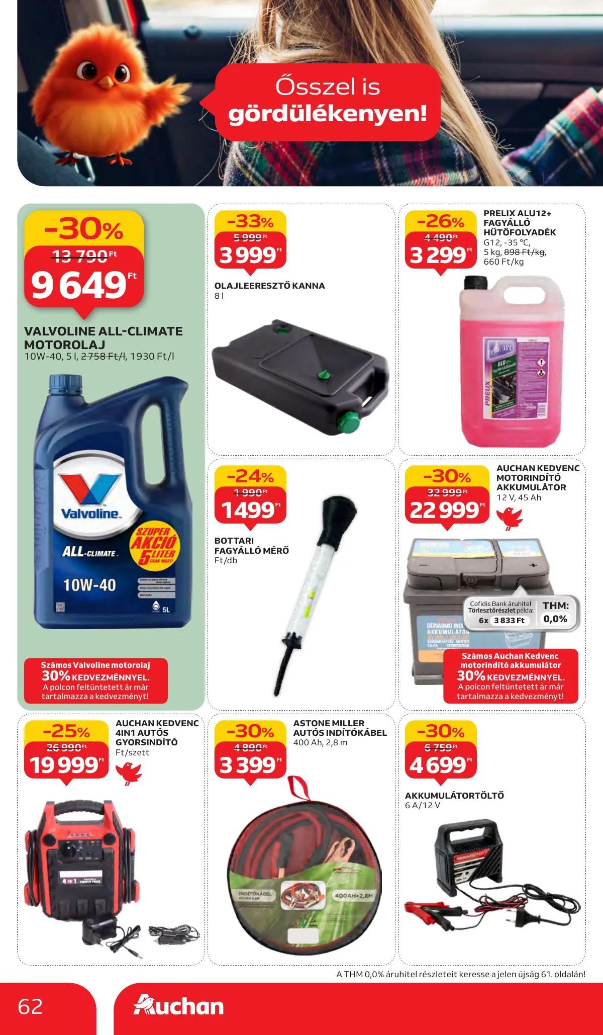 Auchan akciós újság Hipermarket 10.02–10.09 – 62. oldal