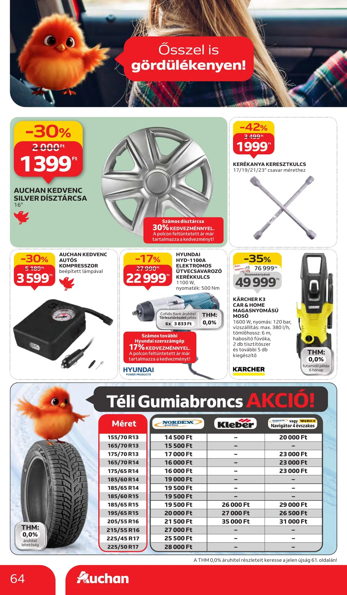 Auchan akciós újság Hipermarket 10.02–10.09 – 64. oldal