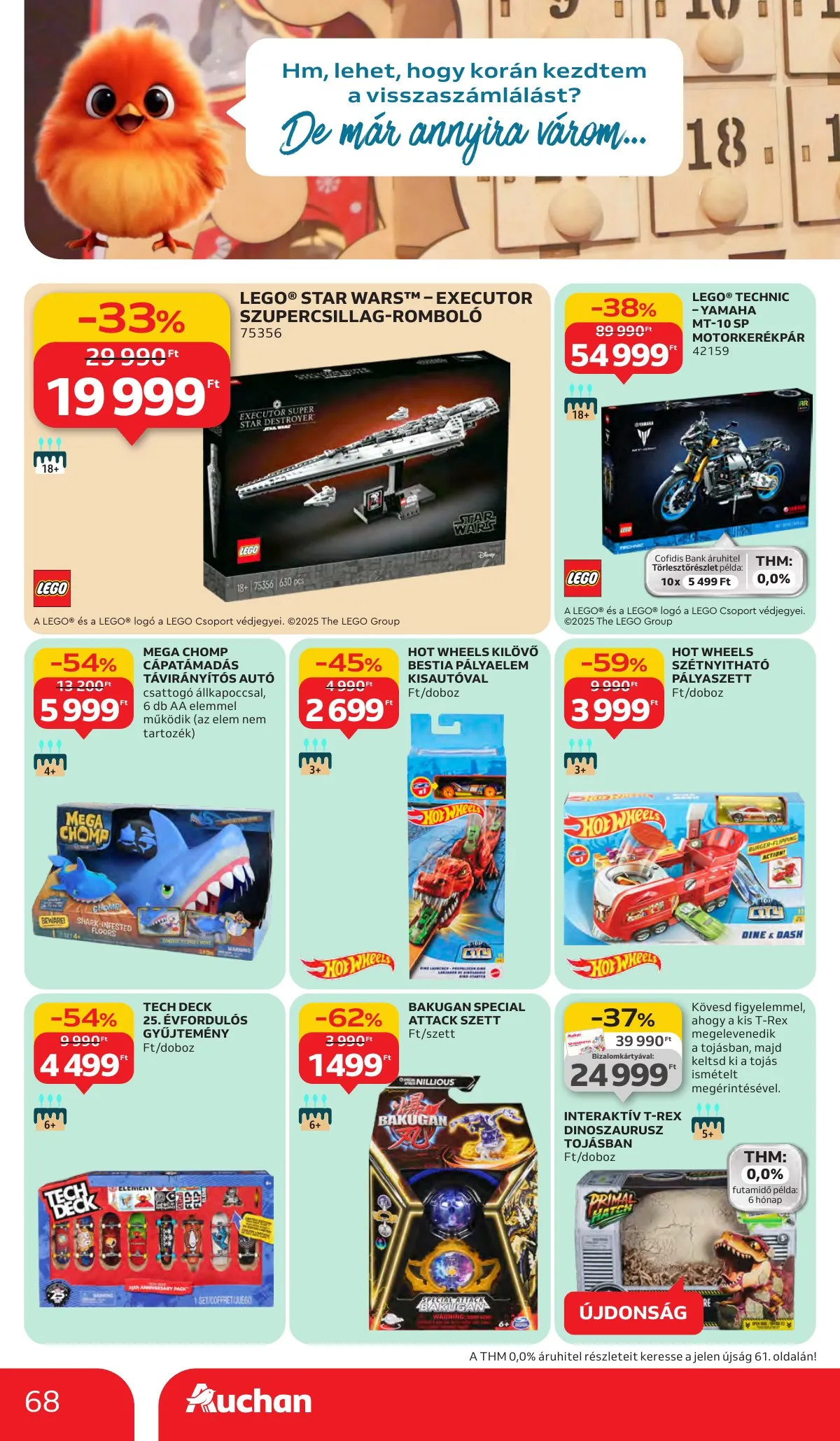 Auchan akciós újság Hipermarket 10.02–10.09 – 68. oldal