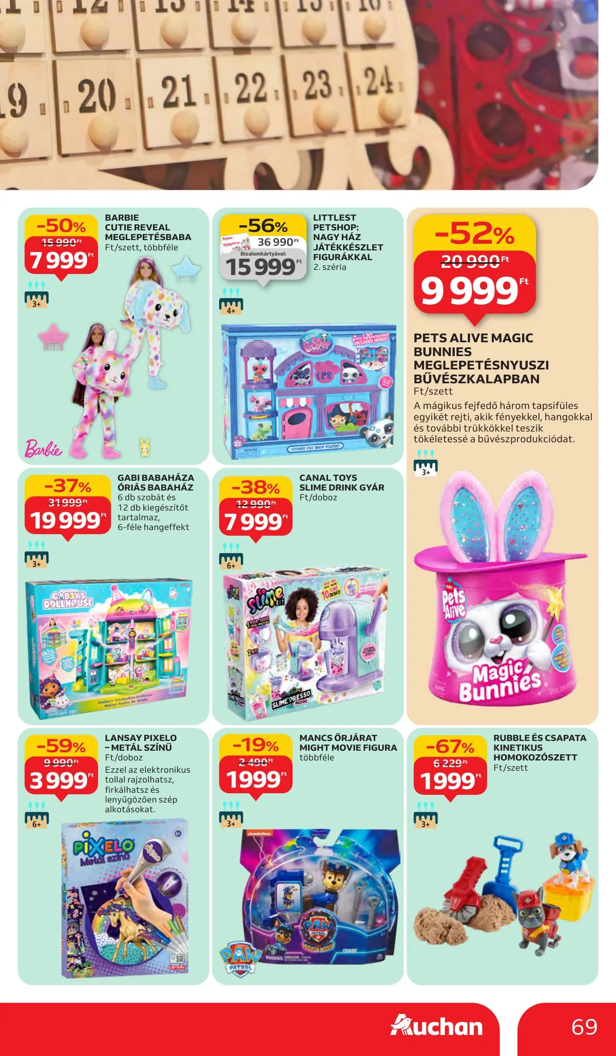 Auchan akciós újság Hipermarket 10.02–10.09 – 69. oldal