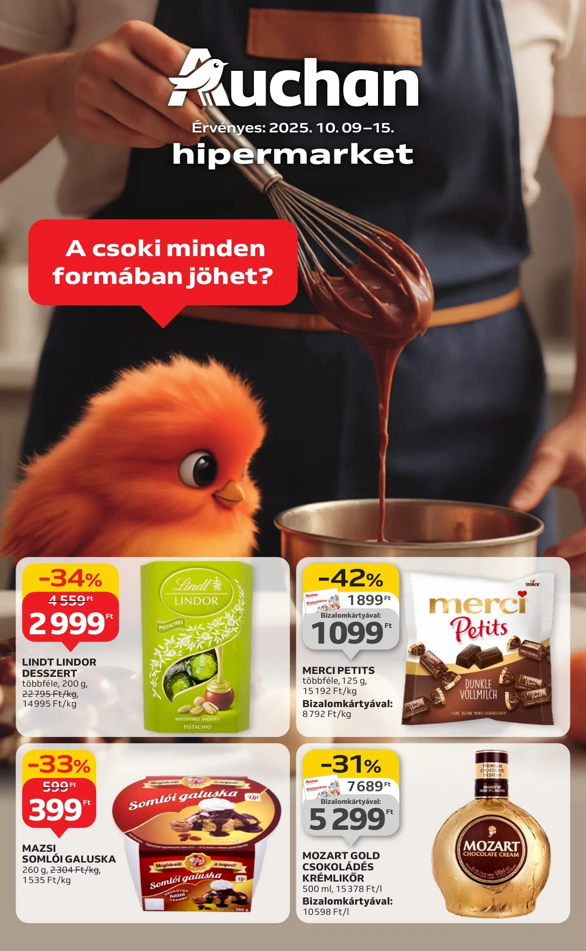 Auchan akciós újság Hipermarket 10.09–10.15