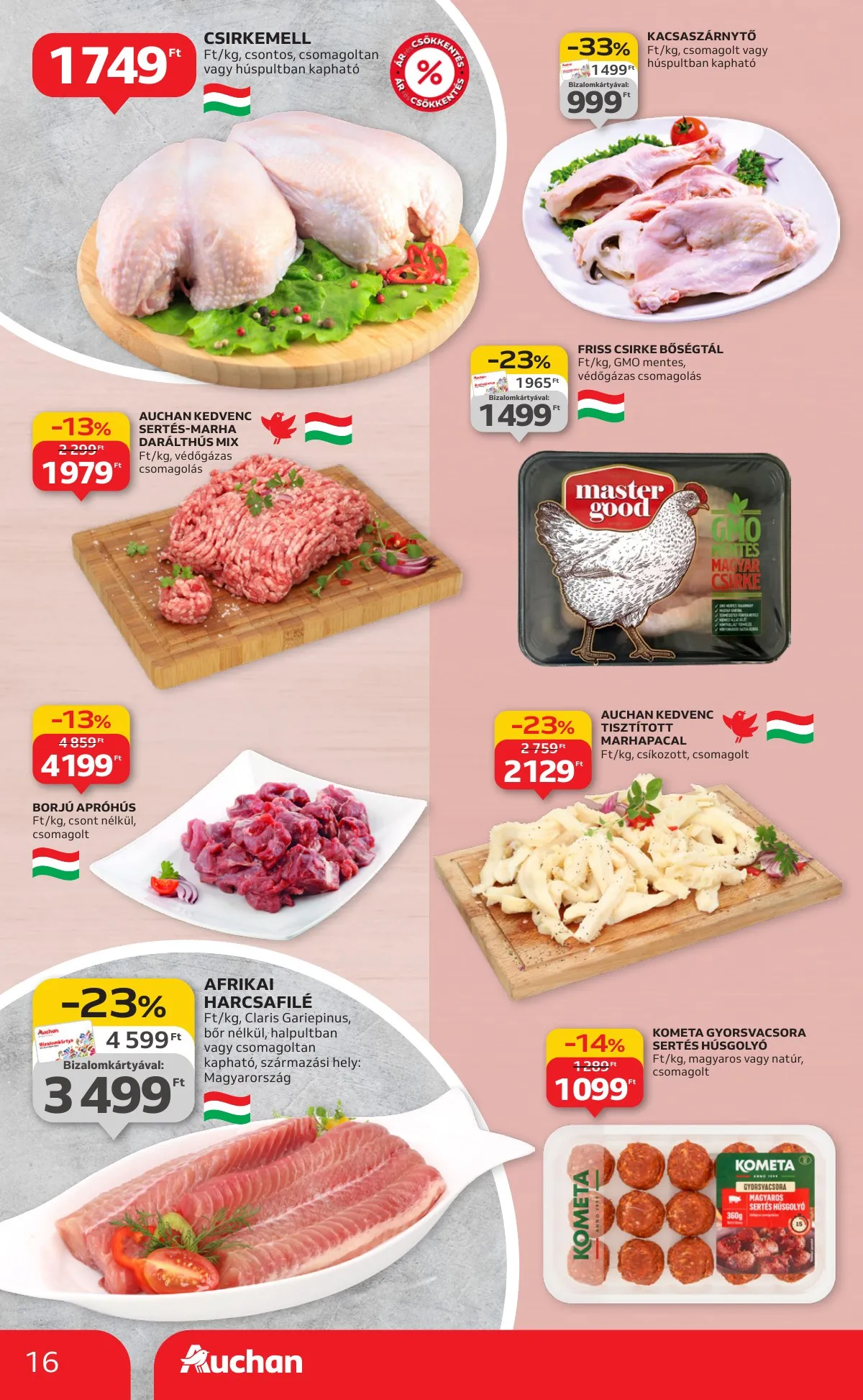 Auchan akciós újság Hipermarket 10.09–10.15 – 16. oldal