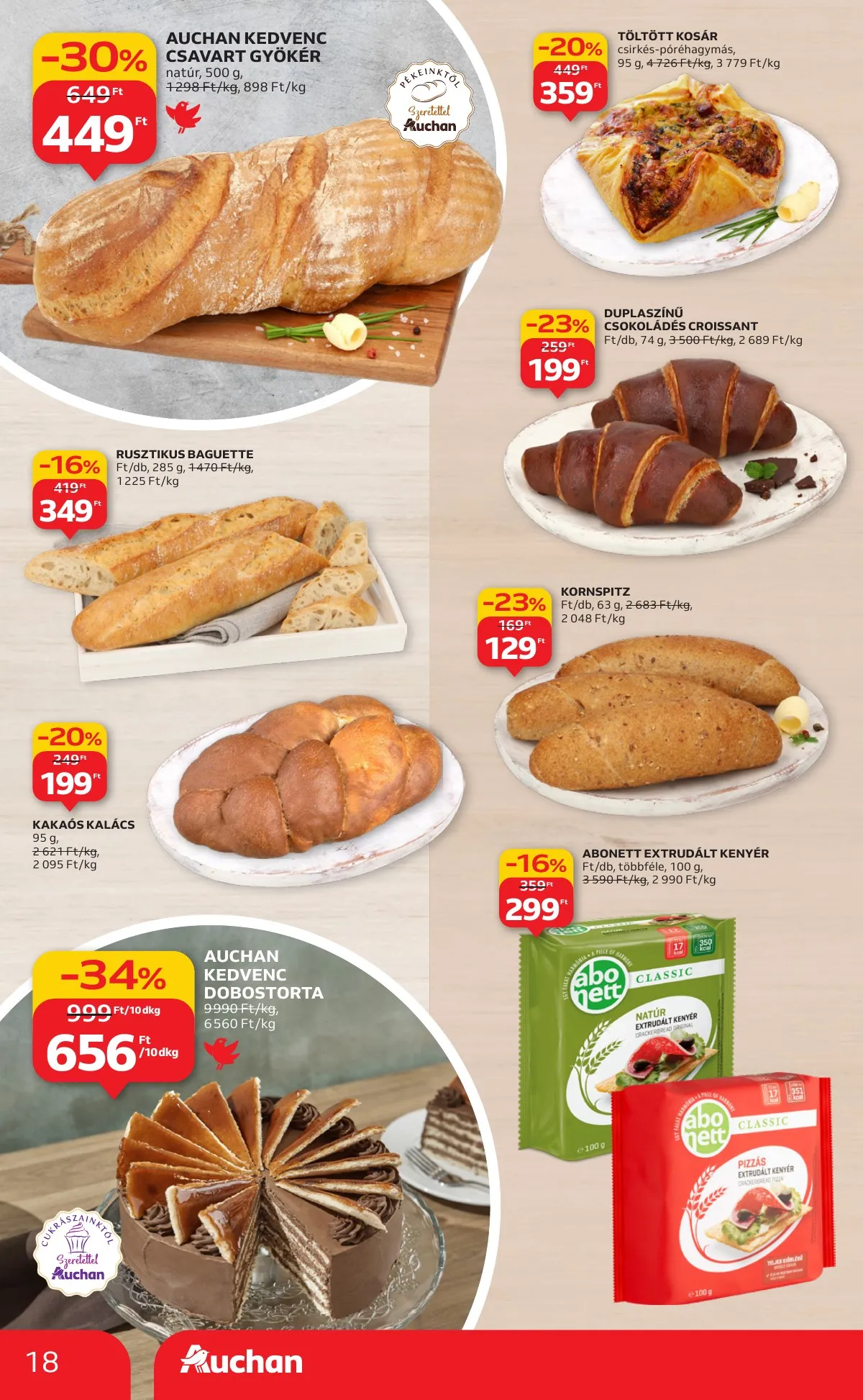 Auchan akciós újság Hipermarket 10.09–10.15 – 18. oldal