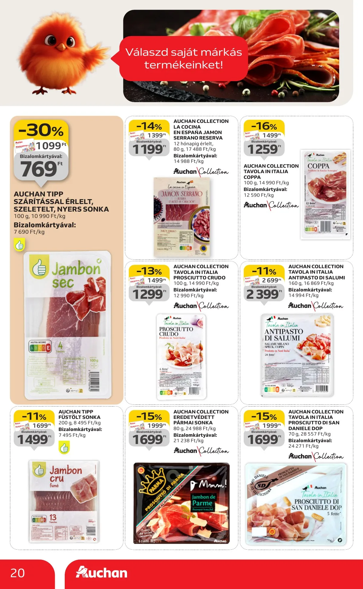 Auchan akciós újság Hipermarket 10.09–10.15 – 20. oldal