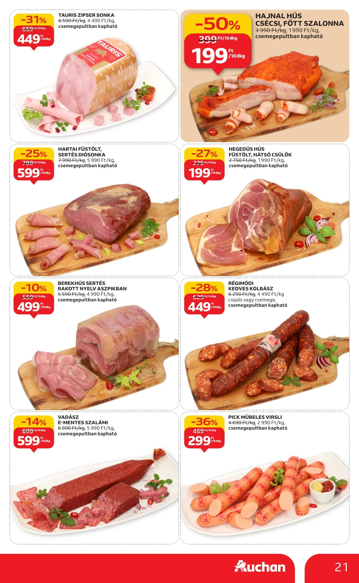 Auchan akciós újság Hipermarket 10.09–10.15 – 21. oldal