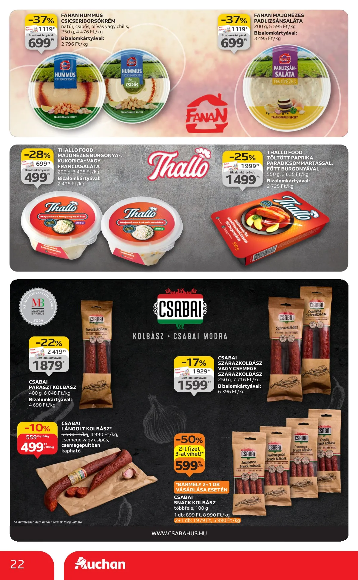 Auchan akciós újság Hipermarket 10.09–10.15 – 22. oldal