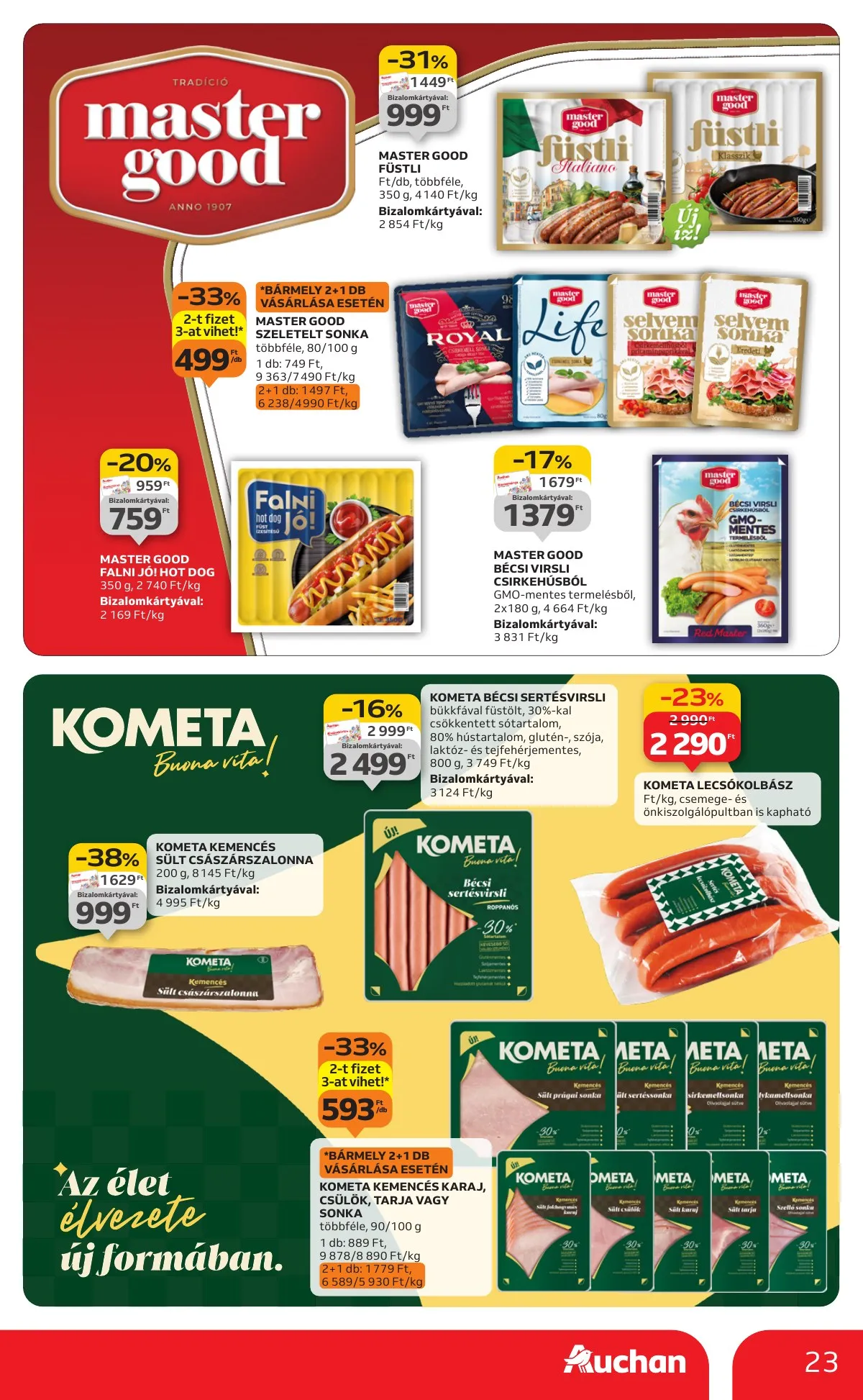 Auchan akciós újság Hipermarket 10.09–10.15 – 23. oldal