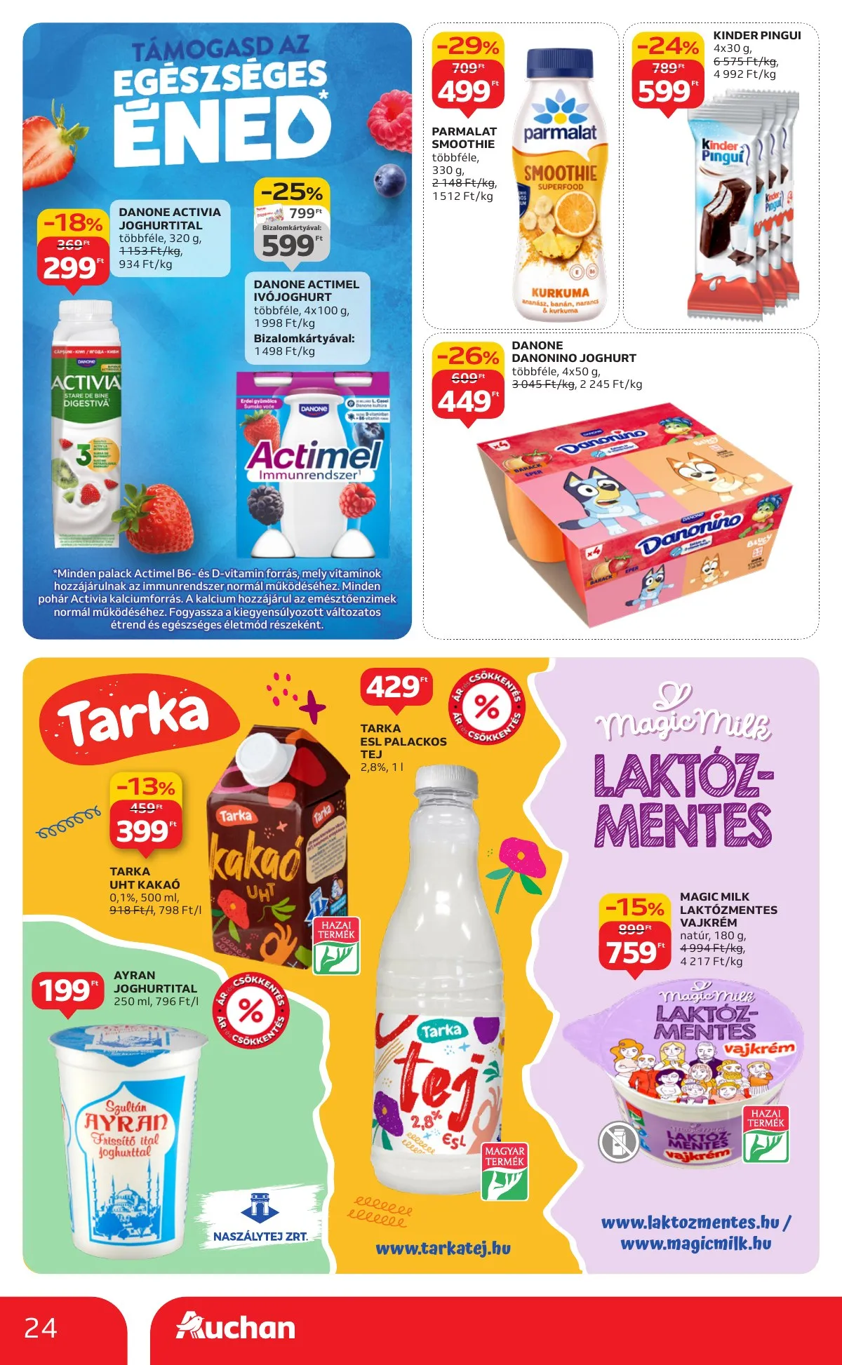 Auchan akciós újság Hipermarket 10.09–10.15 – 24. oldal