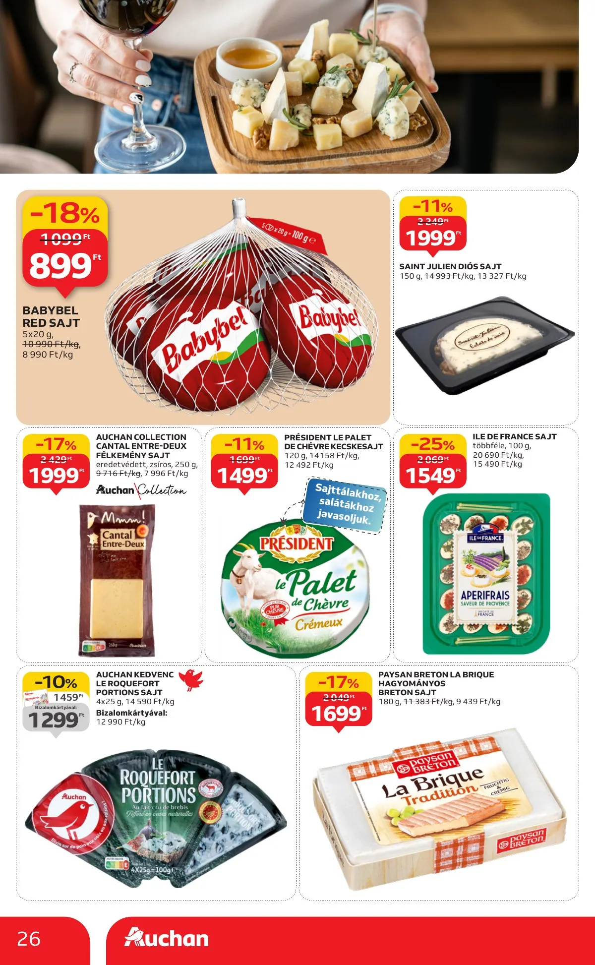 Auchan akciós újság Hipermarket 10.09–10.15 – 26. oldal