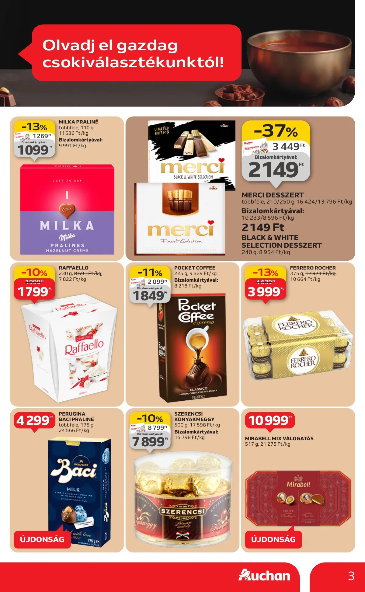 Auchan akciós újság Hipermarket 10.09–10.15 – 3. oldal