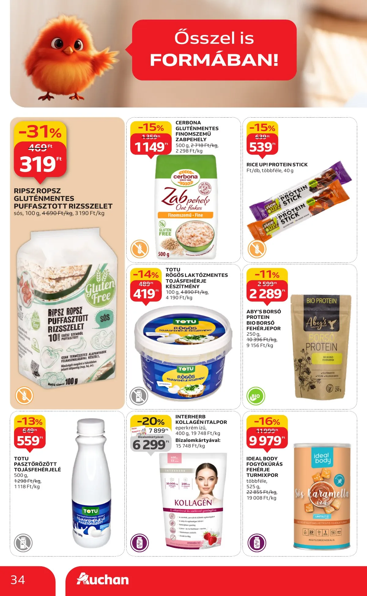 Auchan akciós újság Hipermarket 10.09–10.15 – 34. oldal