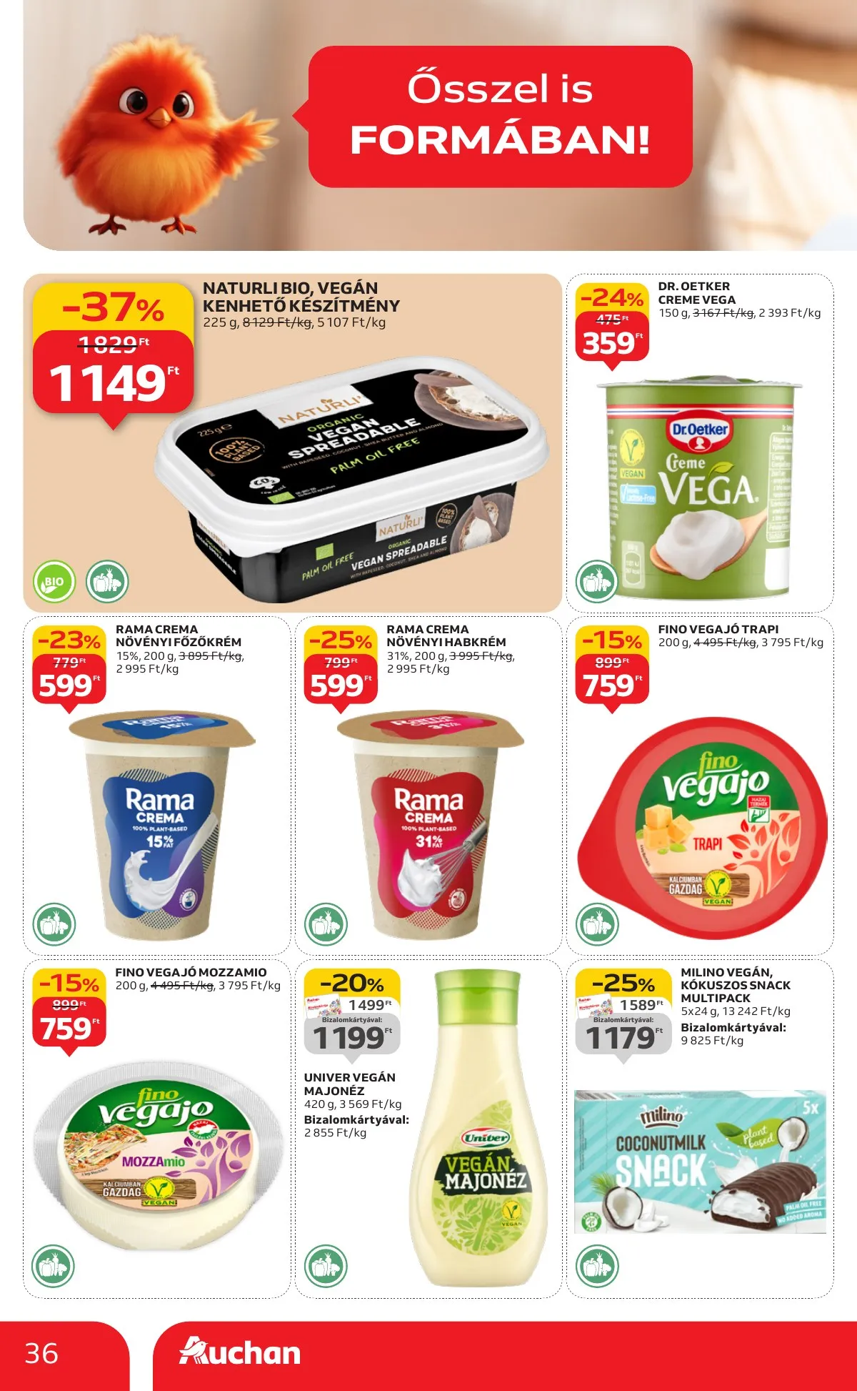 Auchan akciós újság Hipermarket 10.09–10.15 – 36. oldal
