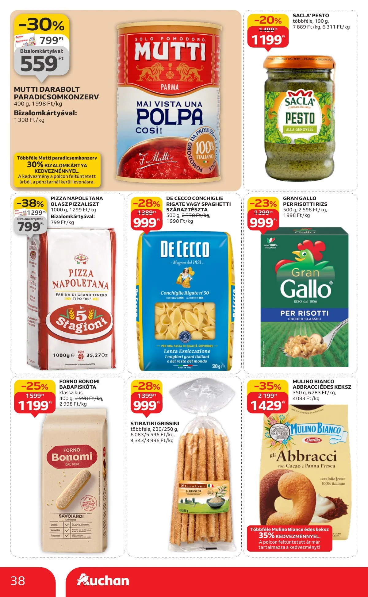 Auchan akciós újság Hipermarket 10.09–10.15 – 38. oldal
