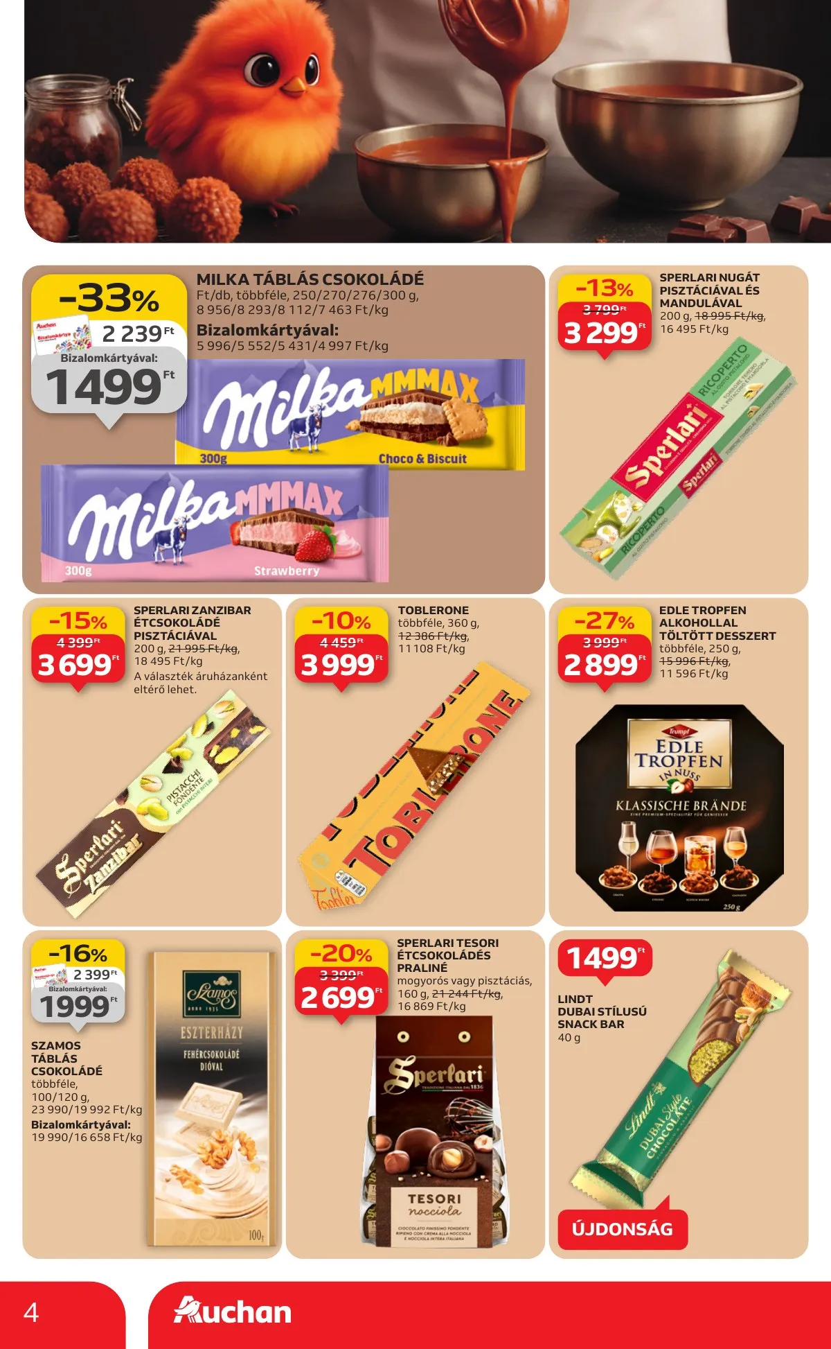 Auchan akciós újság Hipermarket 10.09–10.15 – 4. oldal