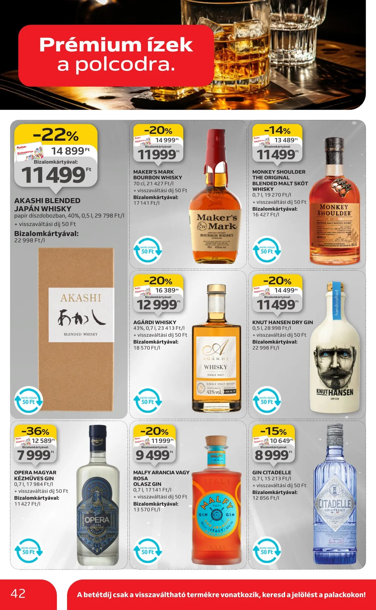 Auchan akciós újság Hipermarket 10.09–10.15 – 42. oldal