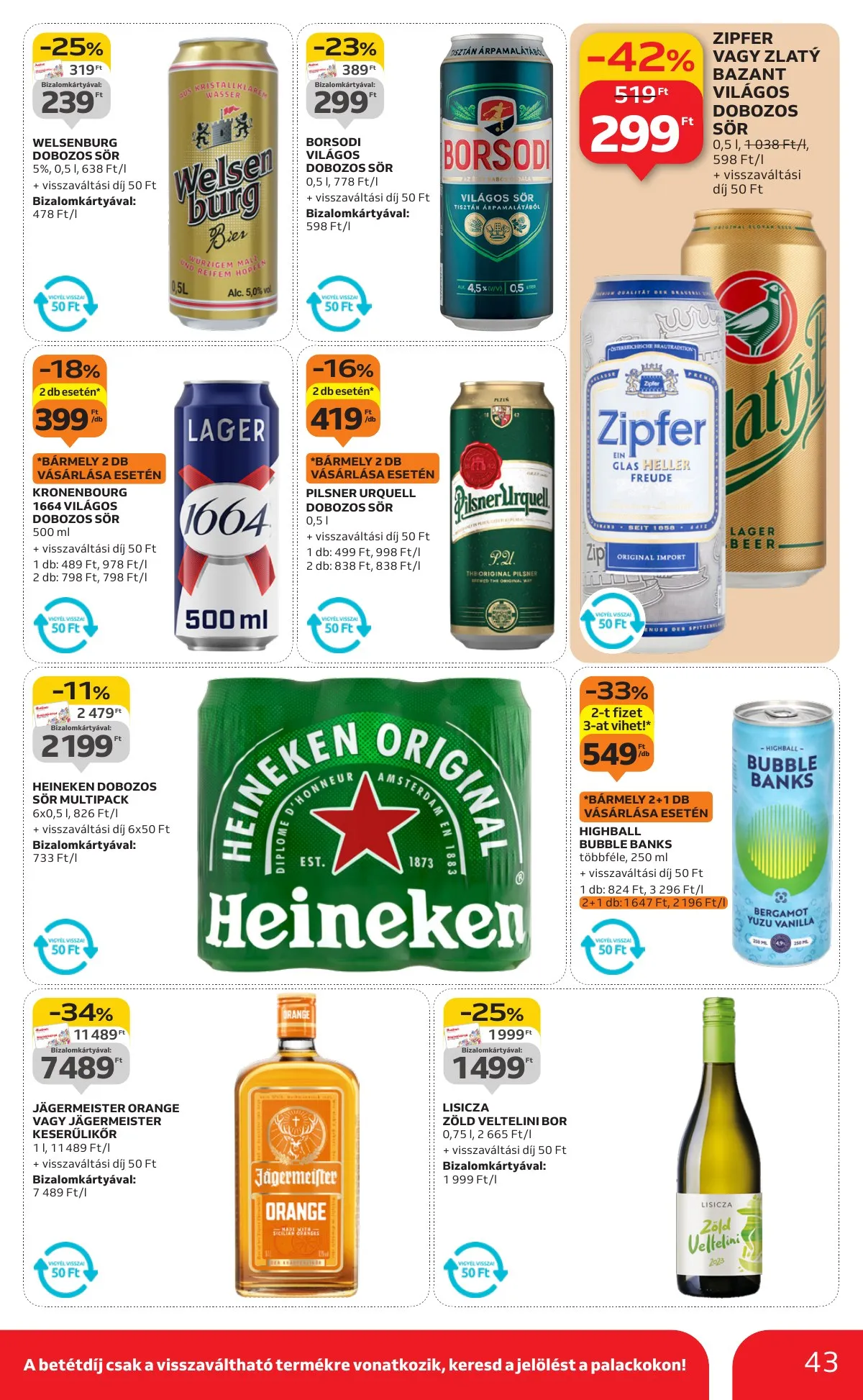 Auchan akciós újság Hipermarket 10.09–10.15 – 43. oldal