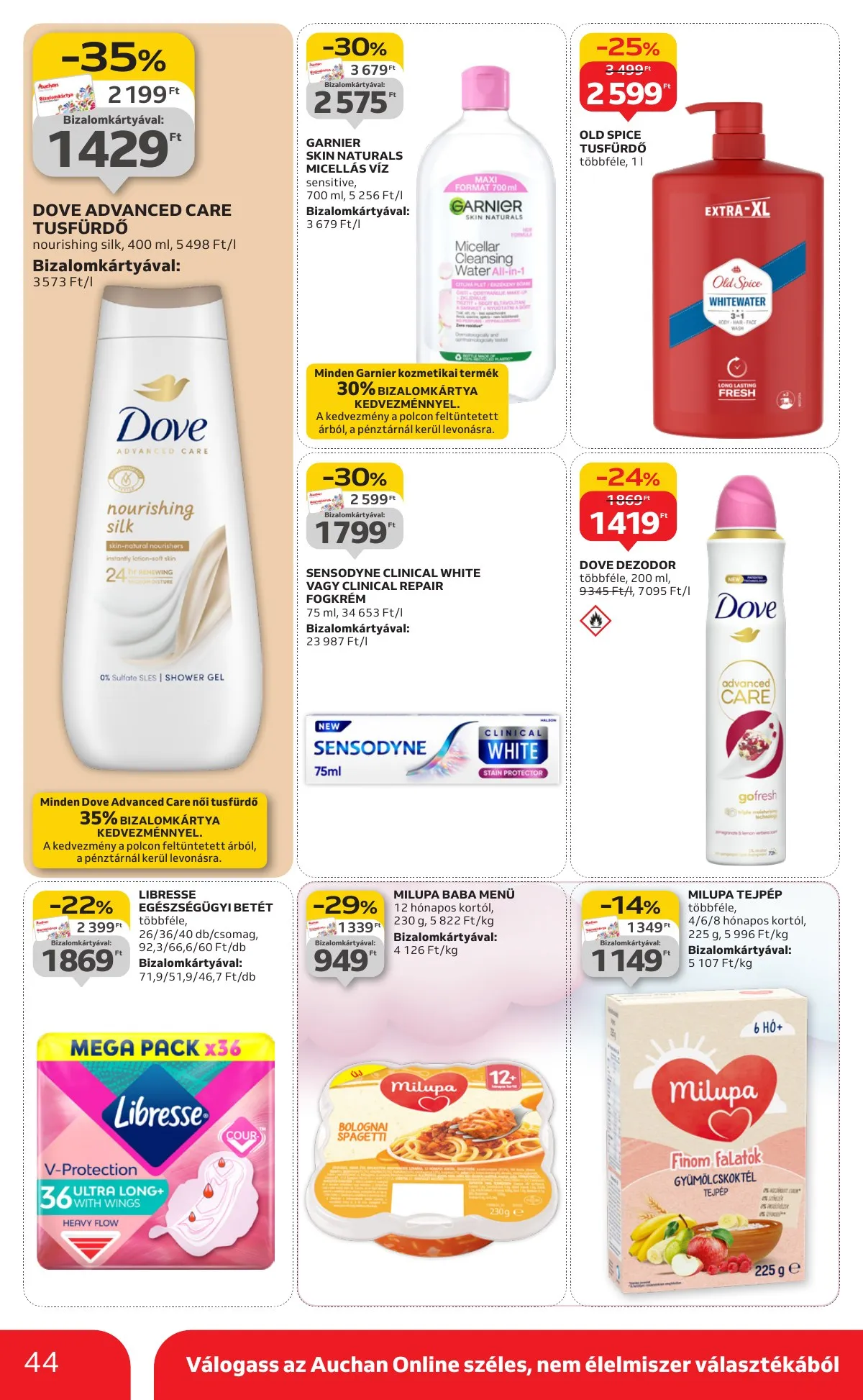 Auchan akciós újság Hipermarket 10.09–10.15 – 44. oldal