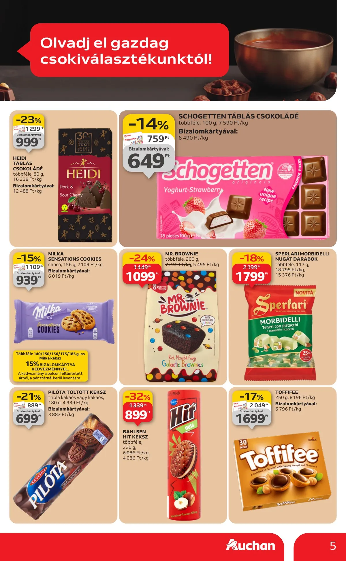 Auchan akciós újság Hipermarket 10.09–10.15 – 5. oldal